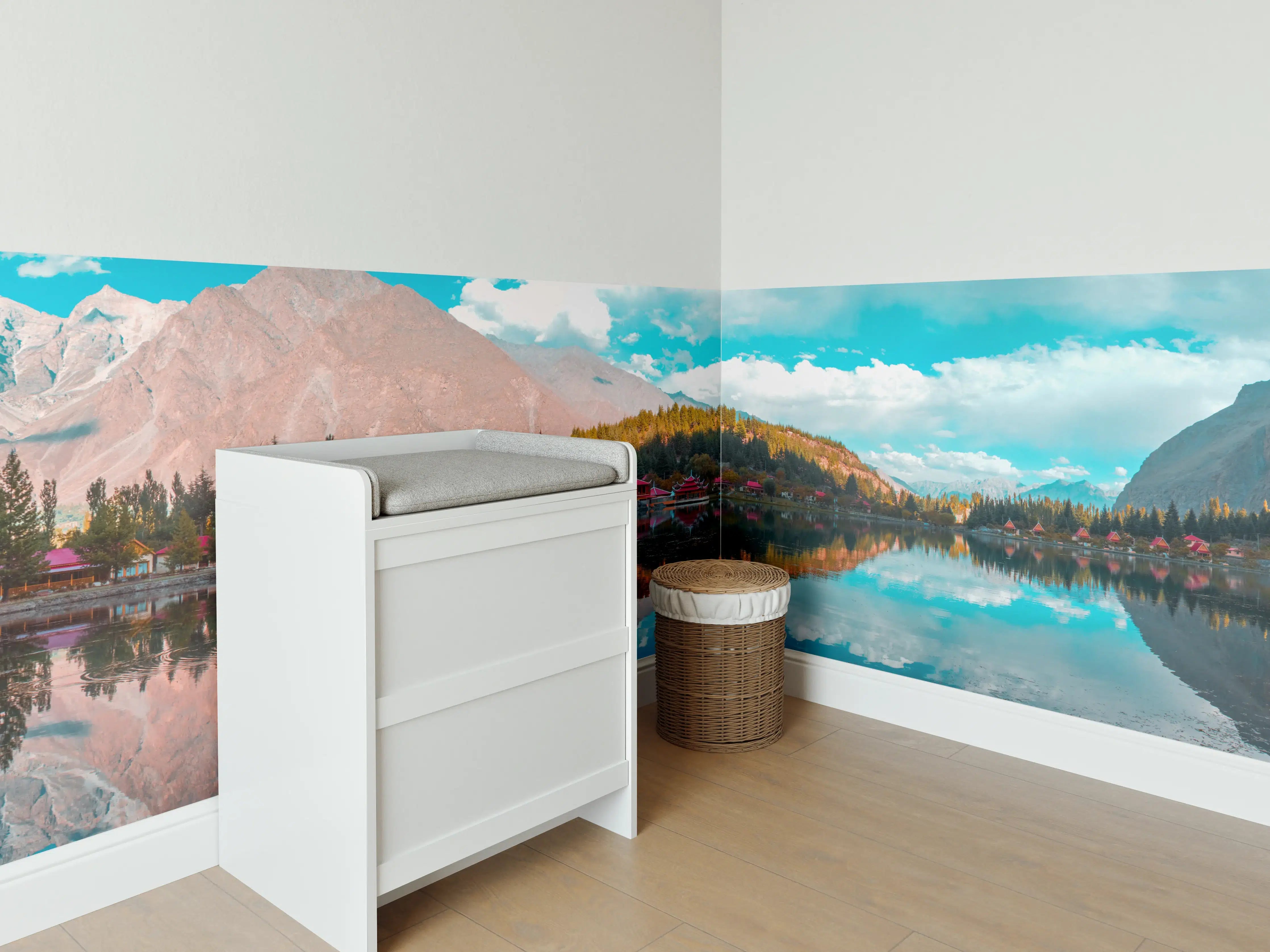 Babyzimmer Wandgestaltung - Unterer Kachura-See