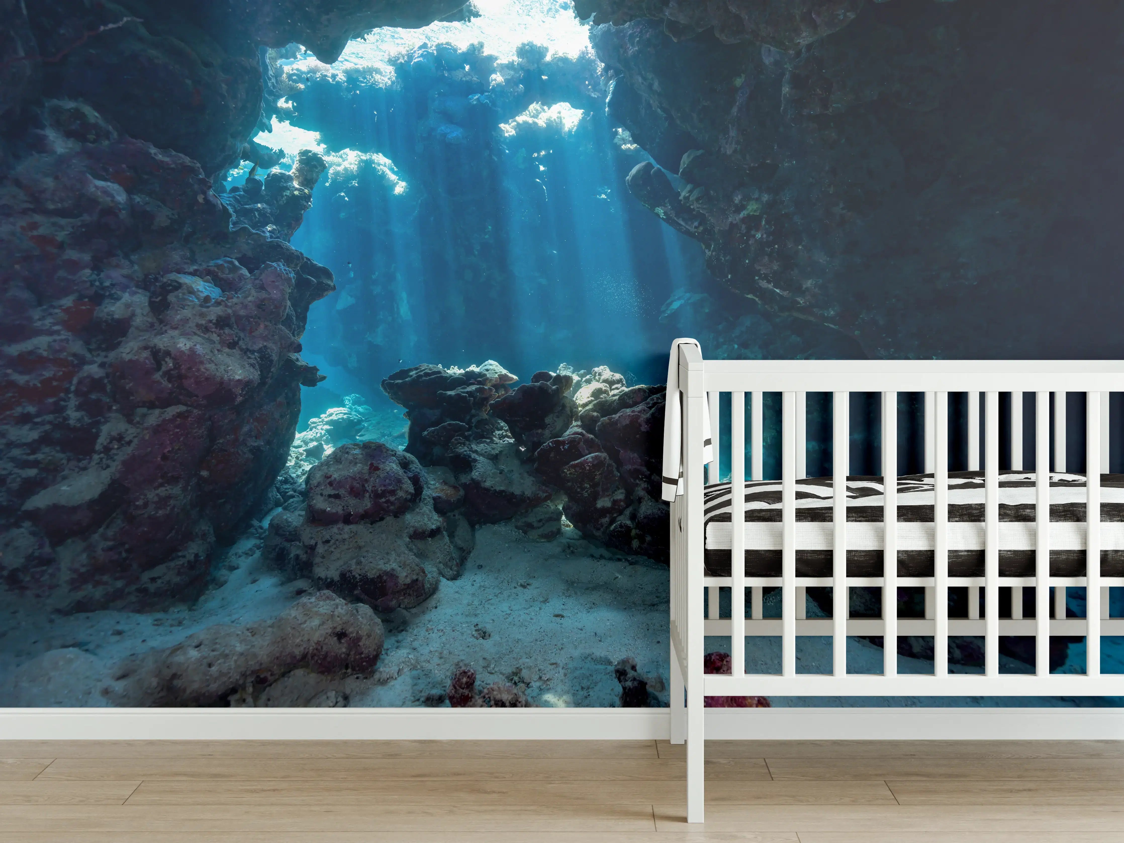 Babyzimmer Wandgestaltung - Unterwasseransicht eines Riffs