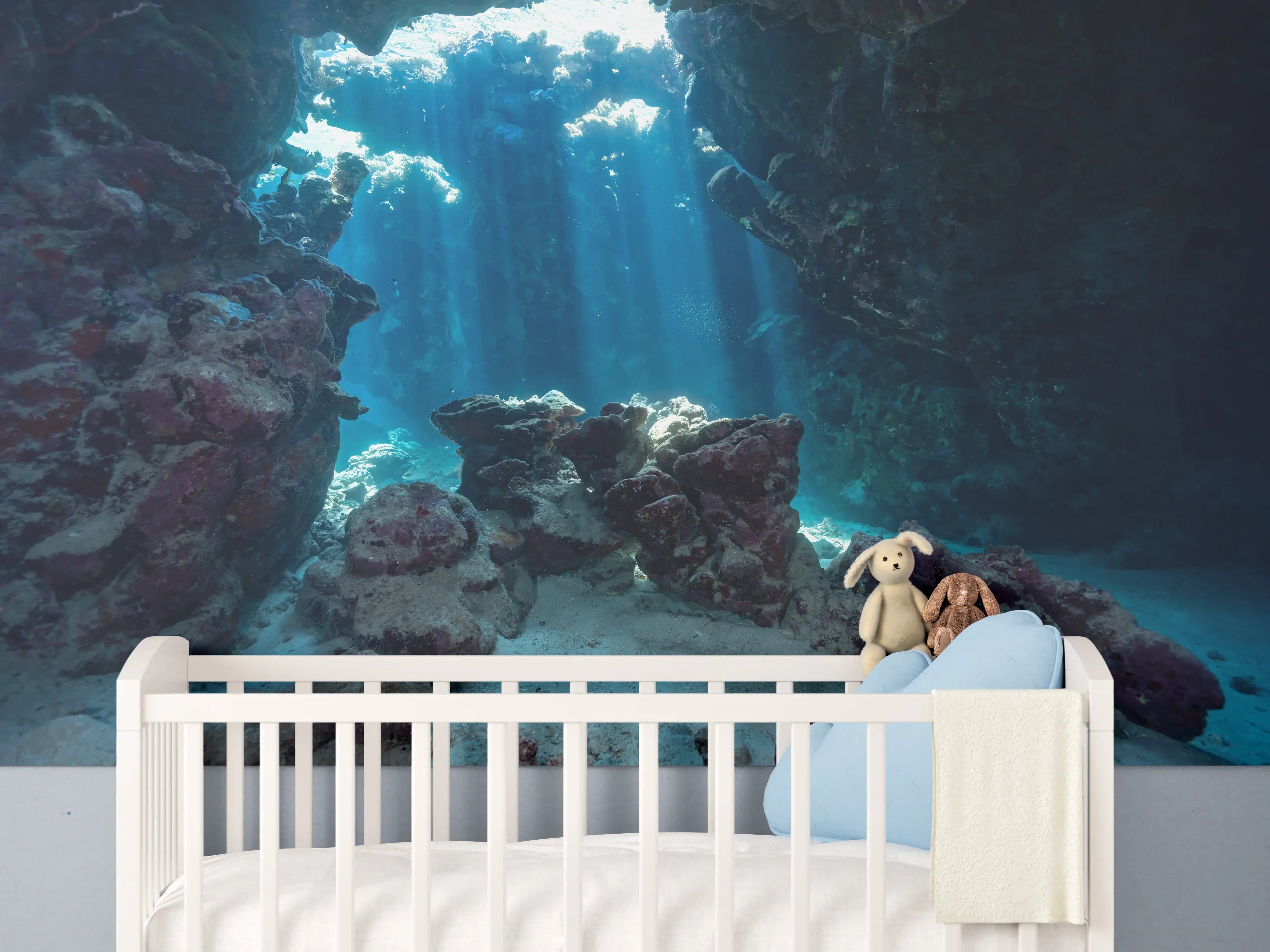 Babyzimmer Wandgestaltung - Unterwasseransicht eines Riffs