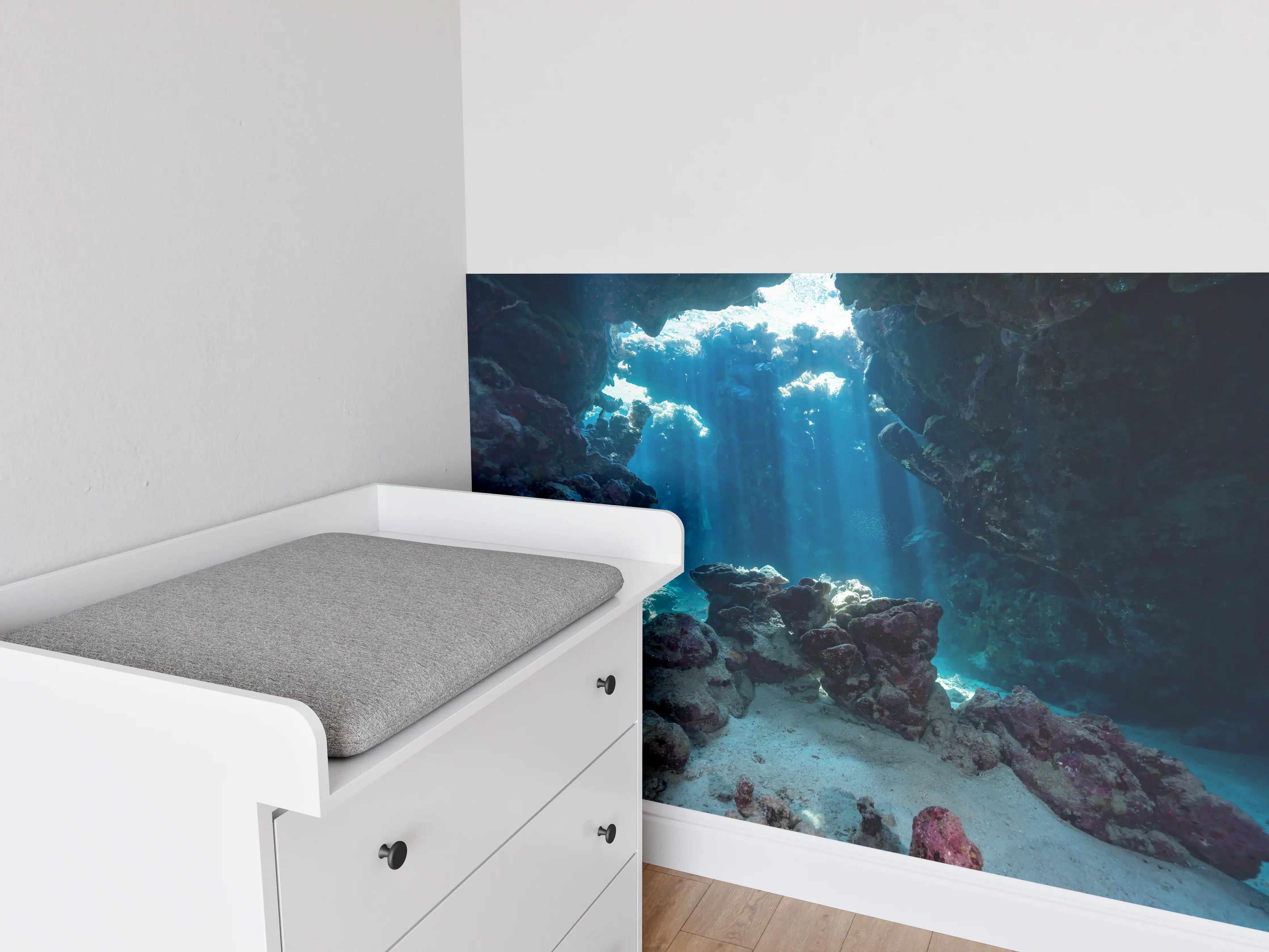 Babyzimmer Wandgestaltung - Unterwasseransicht eines Riffs