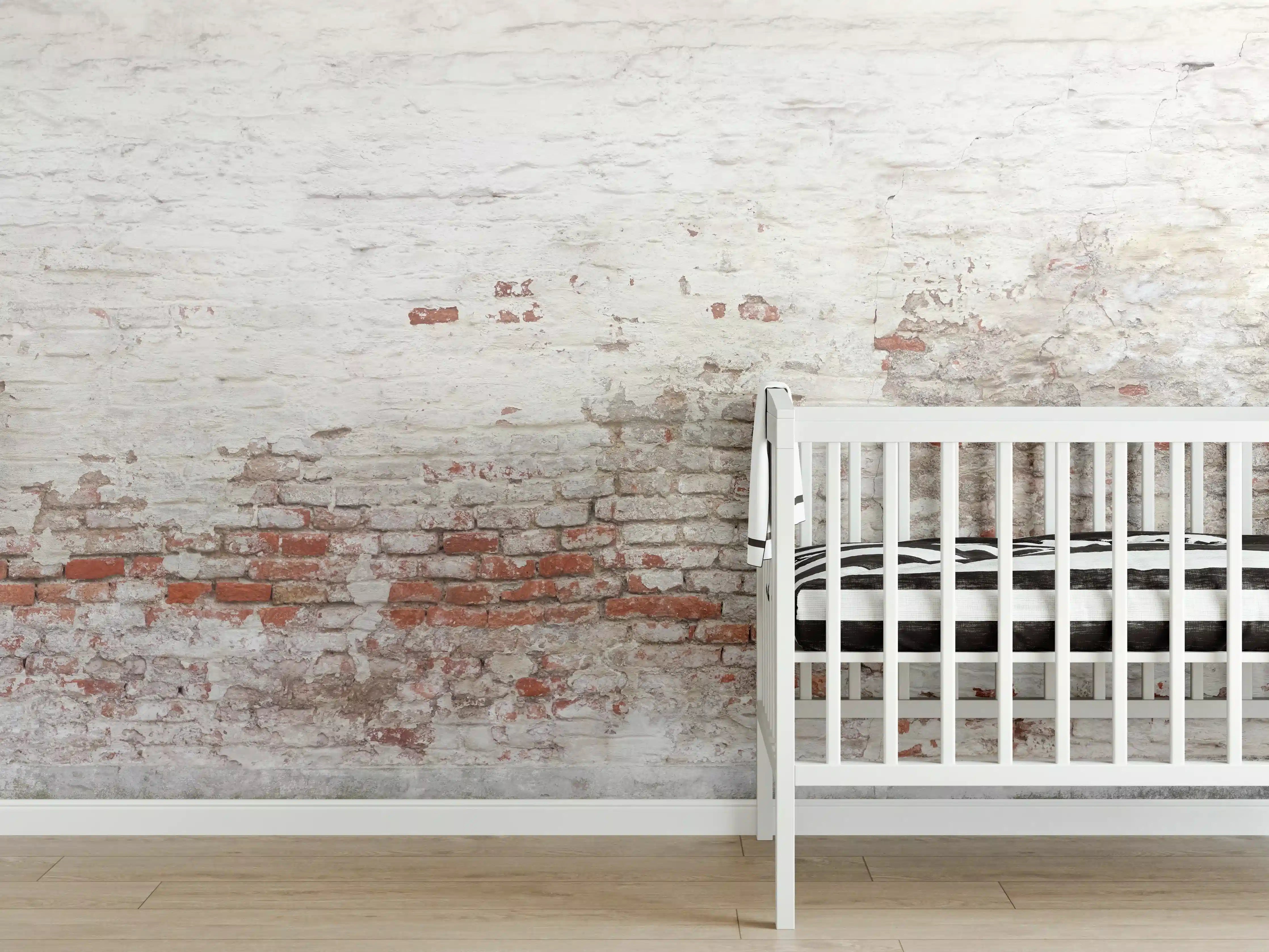 Babyzimmer Wandgestaltung - Veraltete Hauswand