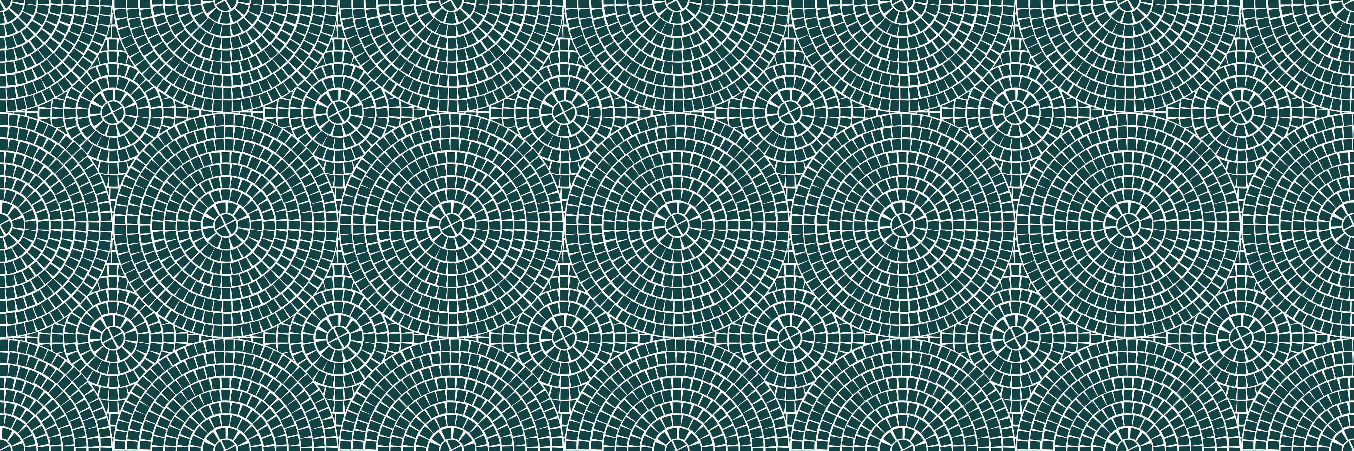 Babyzimmer Wandgestaltung-Verde petrol Mosaik für Ihre Wandgestaltung
