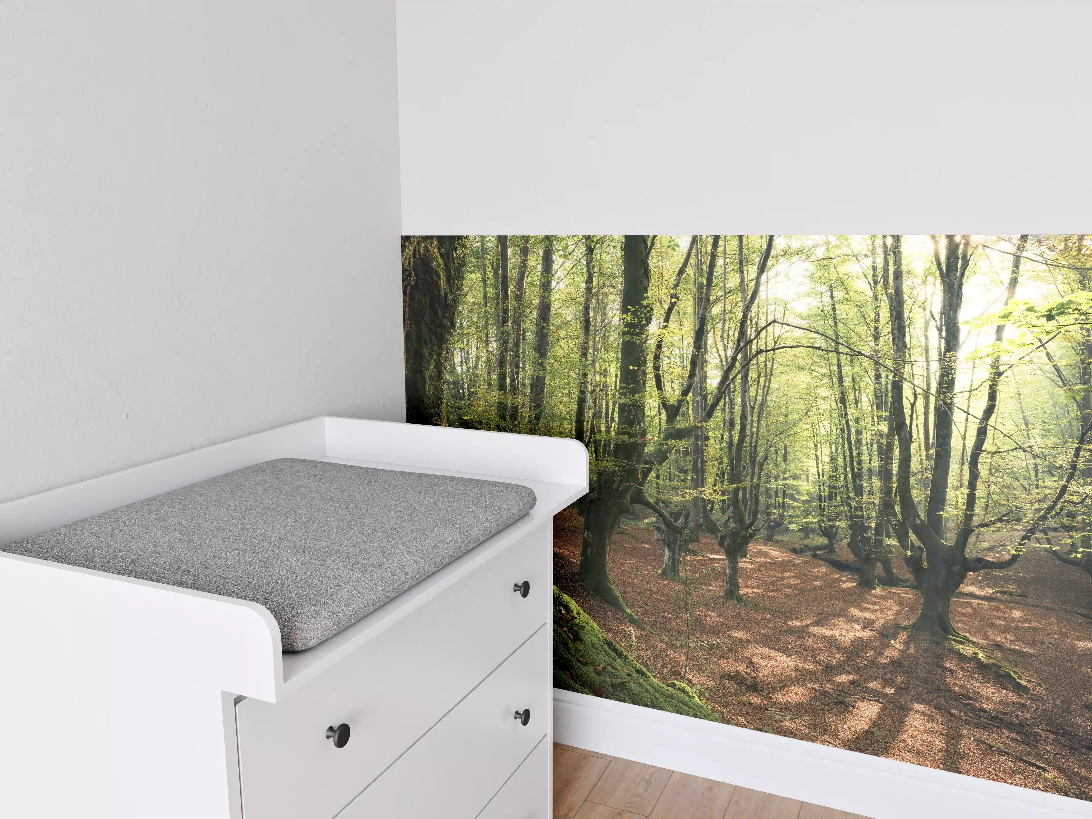 Babyzimmer Wandgestaltung - Wald in Spanien