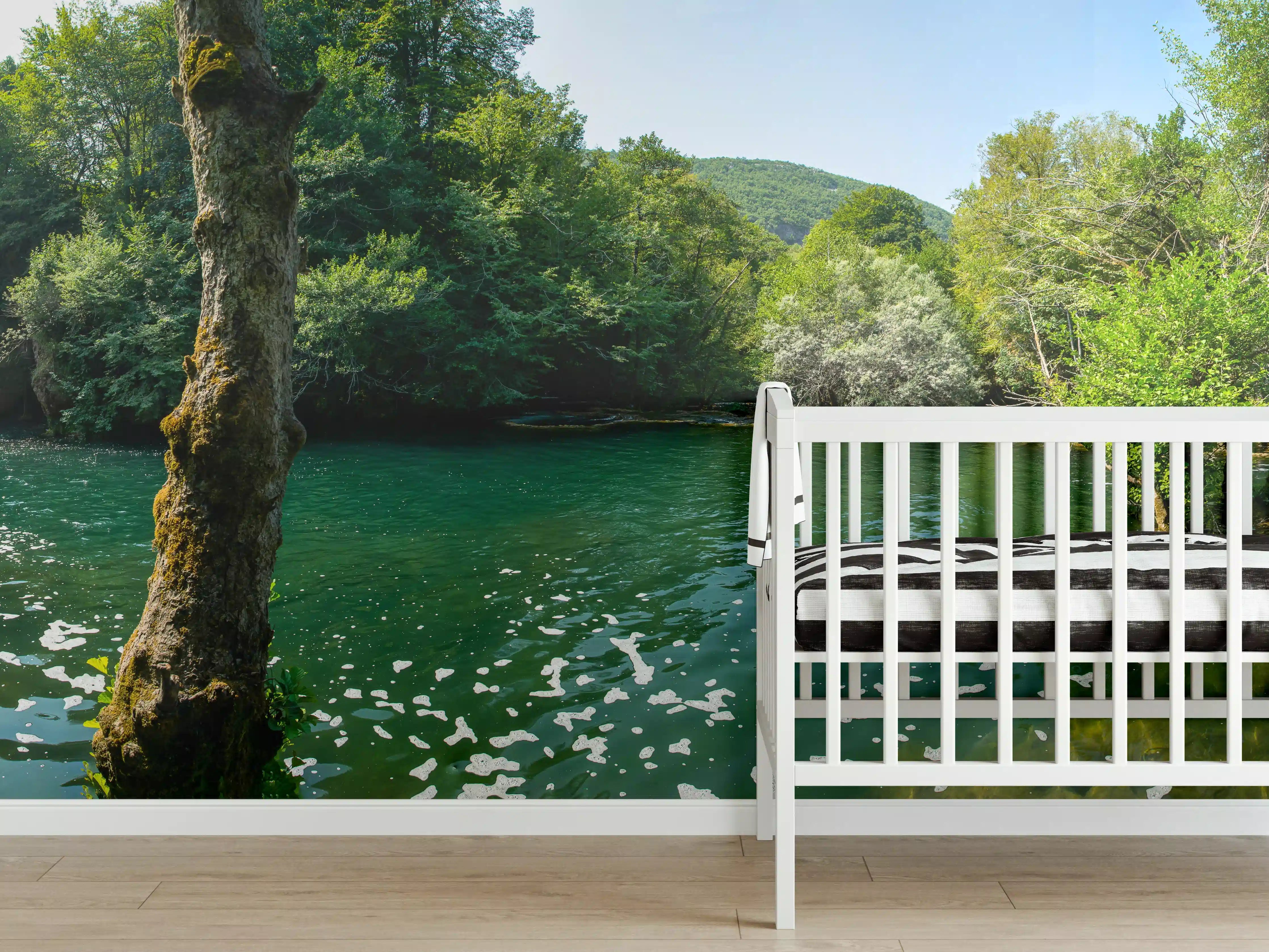Babyzimmer Wandgestaltung - Wasserfall von Martin Brod - Bosnien