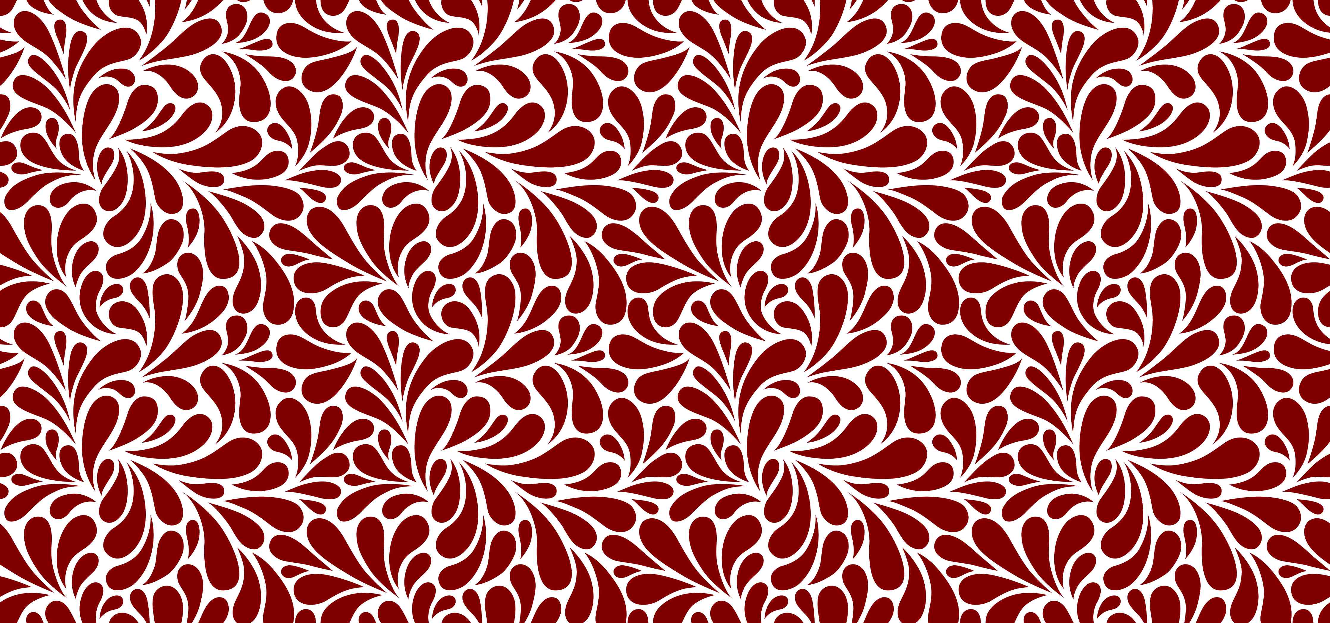 Babyzimmer Wandgestaltung-Weiß-Rot-Blumenmuster