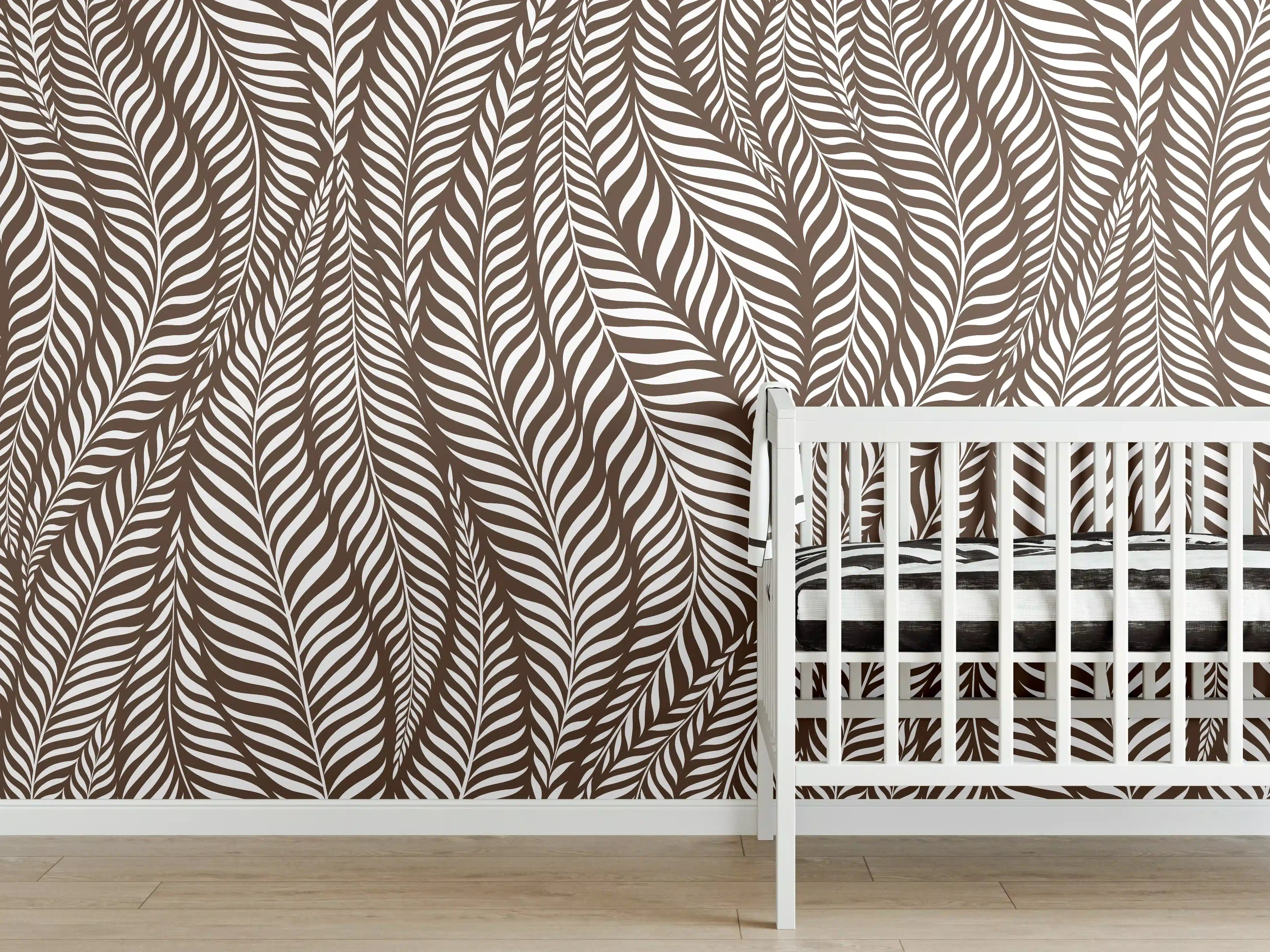 Babyzimmer Wandgestaltung - Weiße Grau-Marmor-Tischplatte