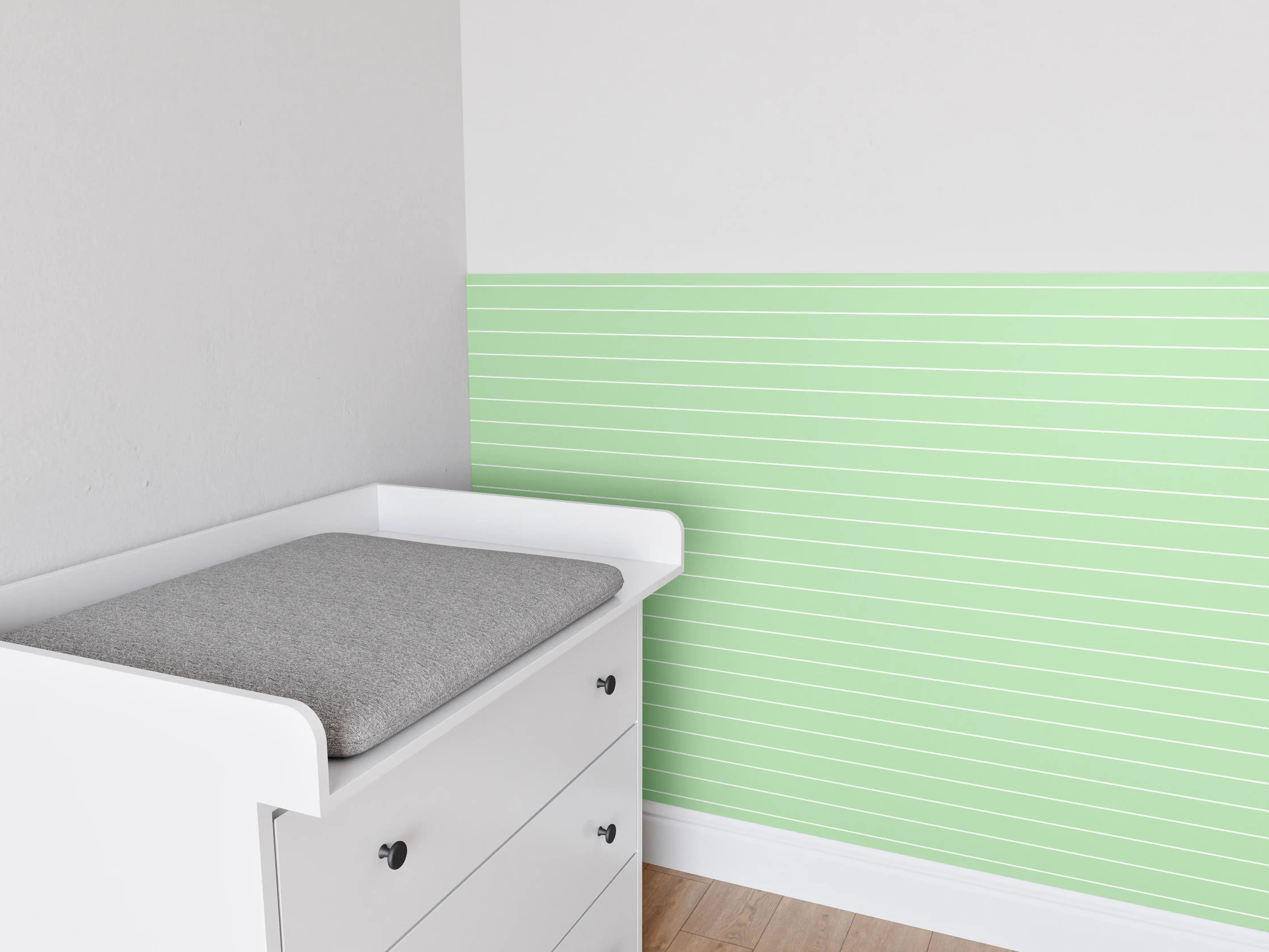 Babyzimmer Wandgestaltung - Weißer Marmor mit feinen Graunuancen und Textur