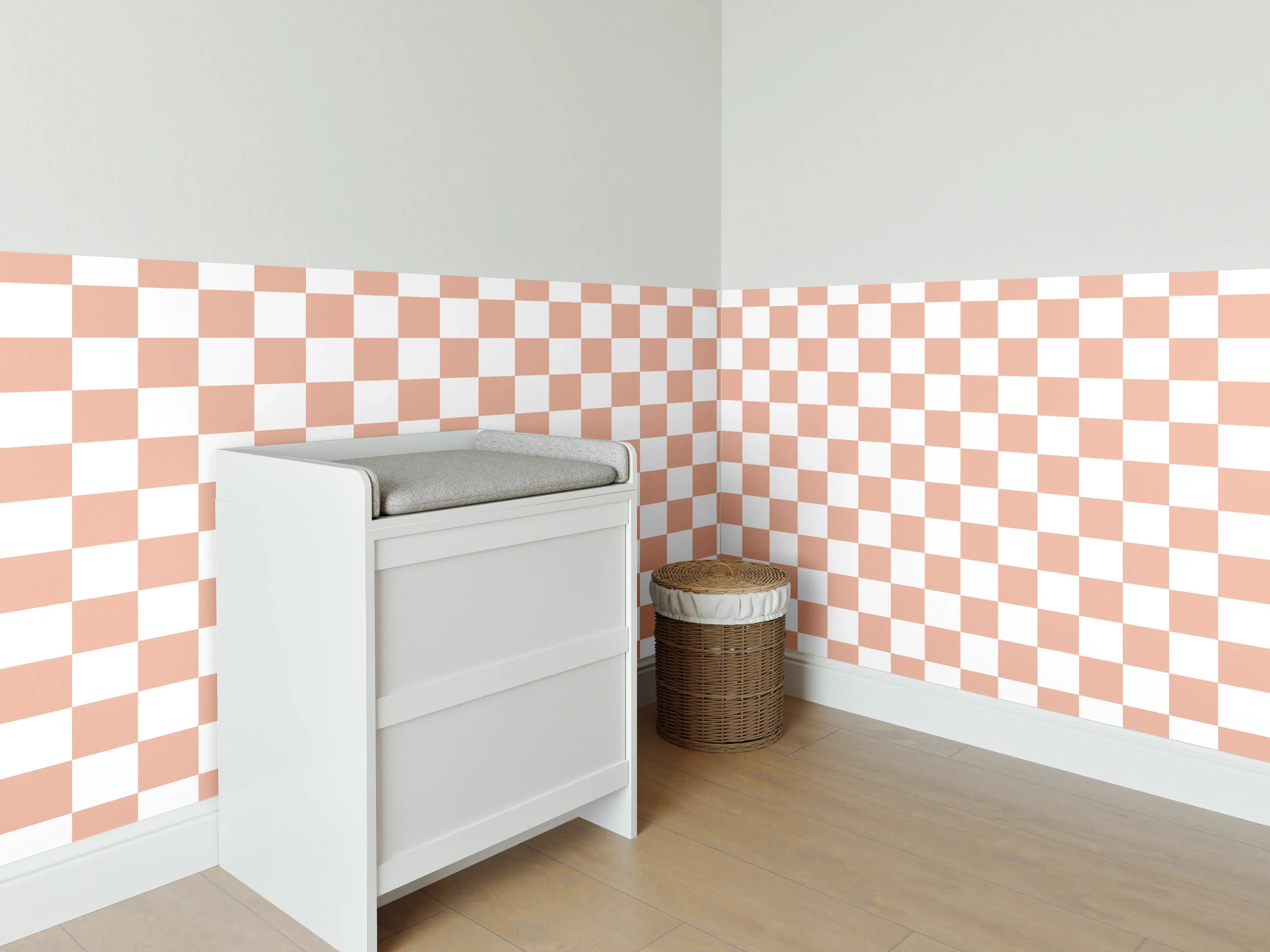 Babyzimmer Wandgestaltung - Weißer Marmor mit hellgrauen Nuancen und edler Textur