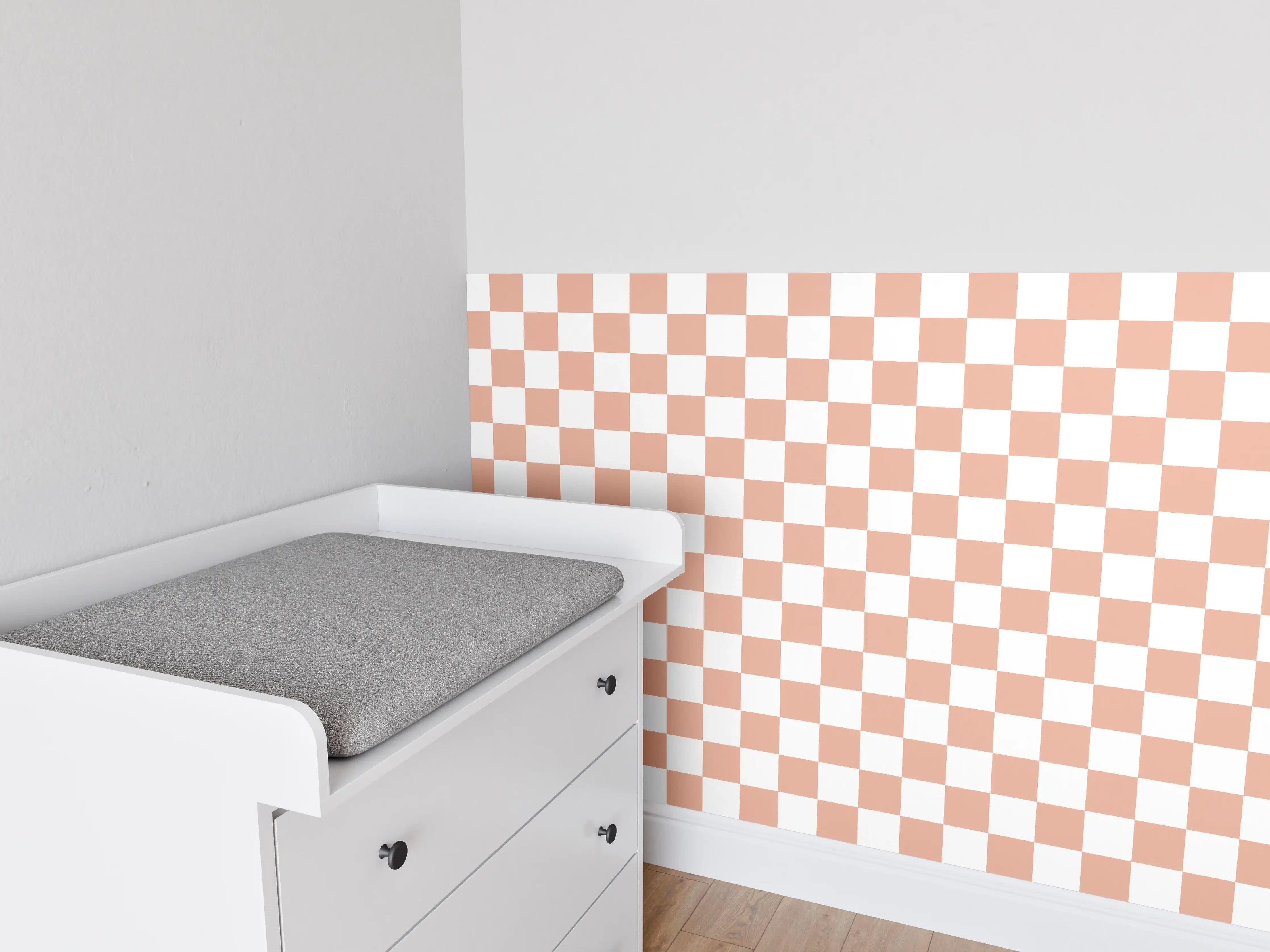 Babyzimmer Wandgestaltung - Weißer Marmor mit hellgrauen Nuancen und edler Textur