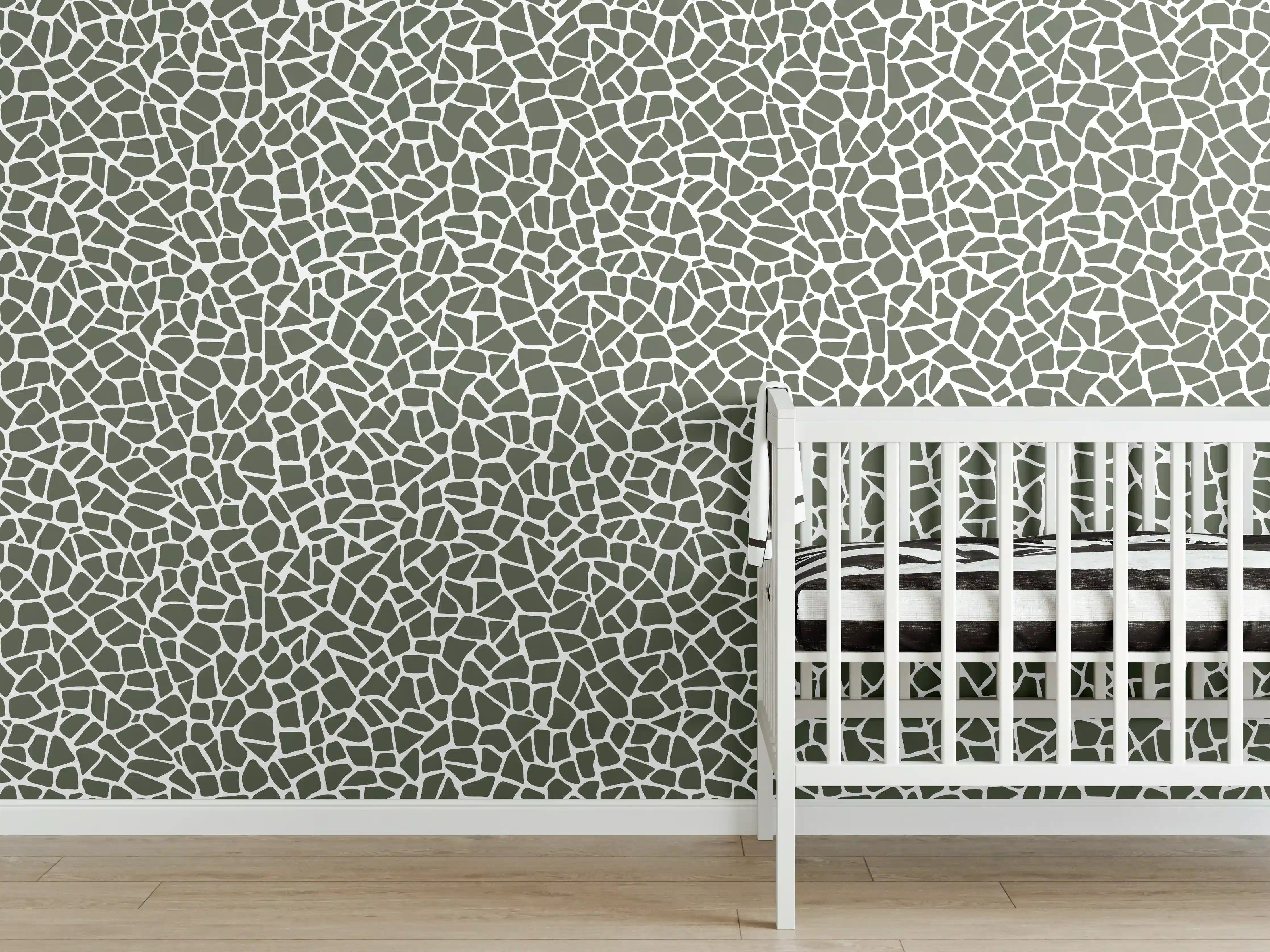 Babyzimmer Wandgestaltung - Weißer Marmor mit zarten Graunuancen und edler Textur