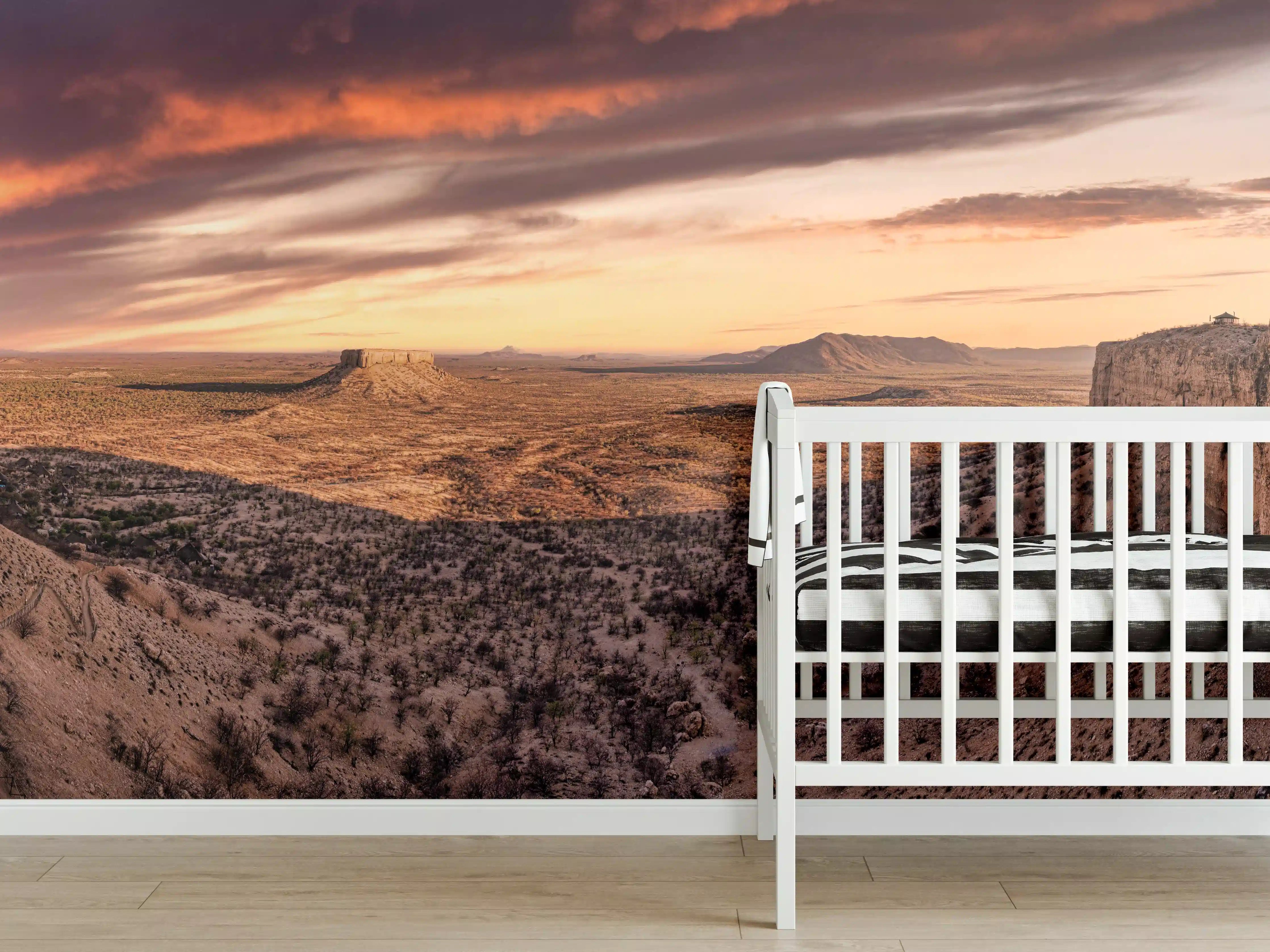 Babyzimmer Wandgestaltung - Wüstenblick auf Vingerklip Lodge - Nambia Damaraland