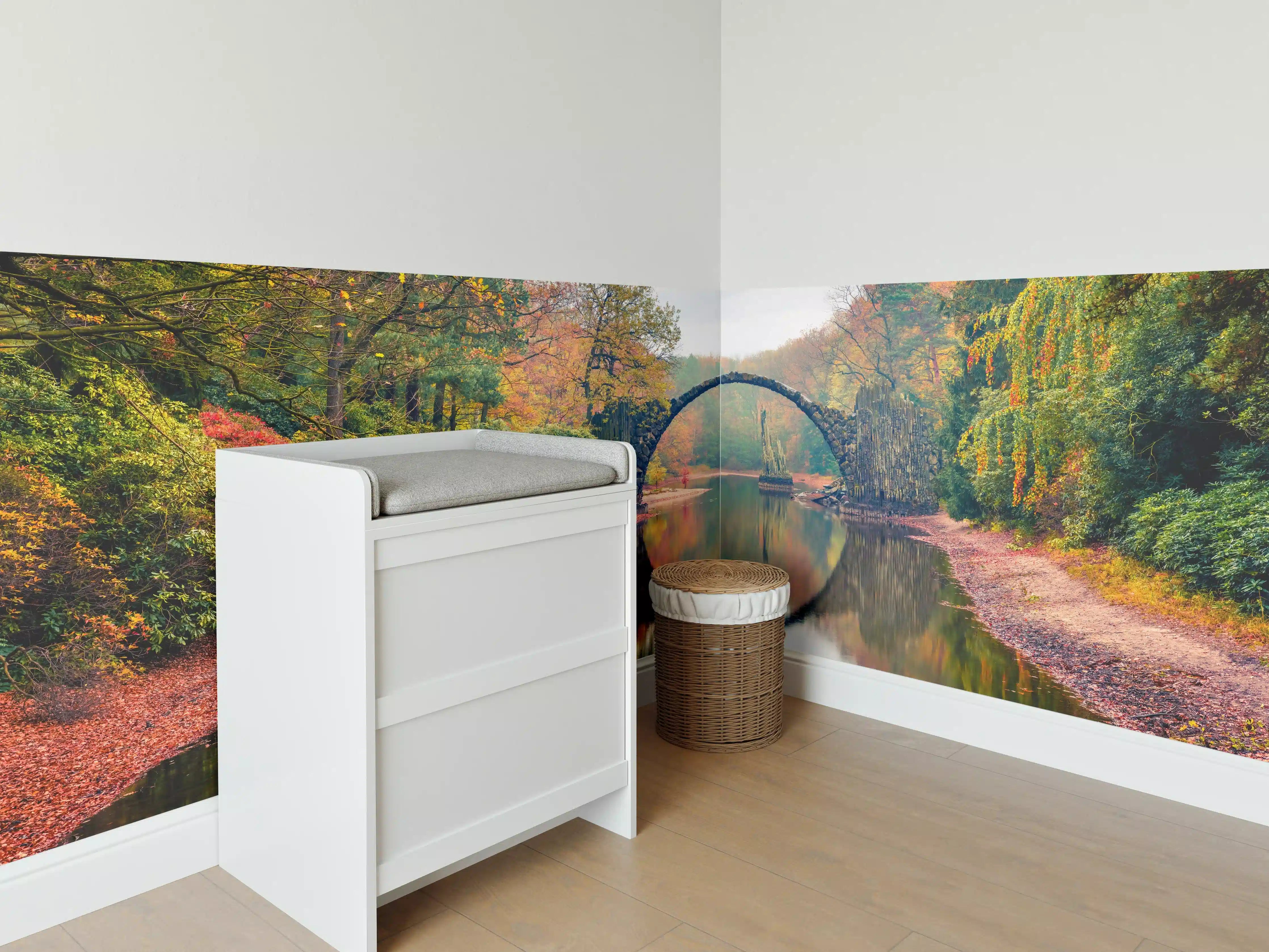 Babyzimmer Wandgestaltung - Wunderschöner Blick auf Azaleen
