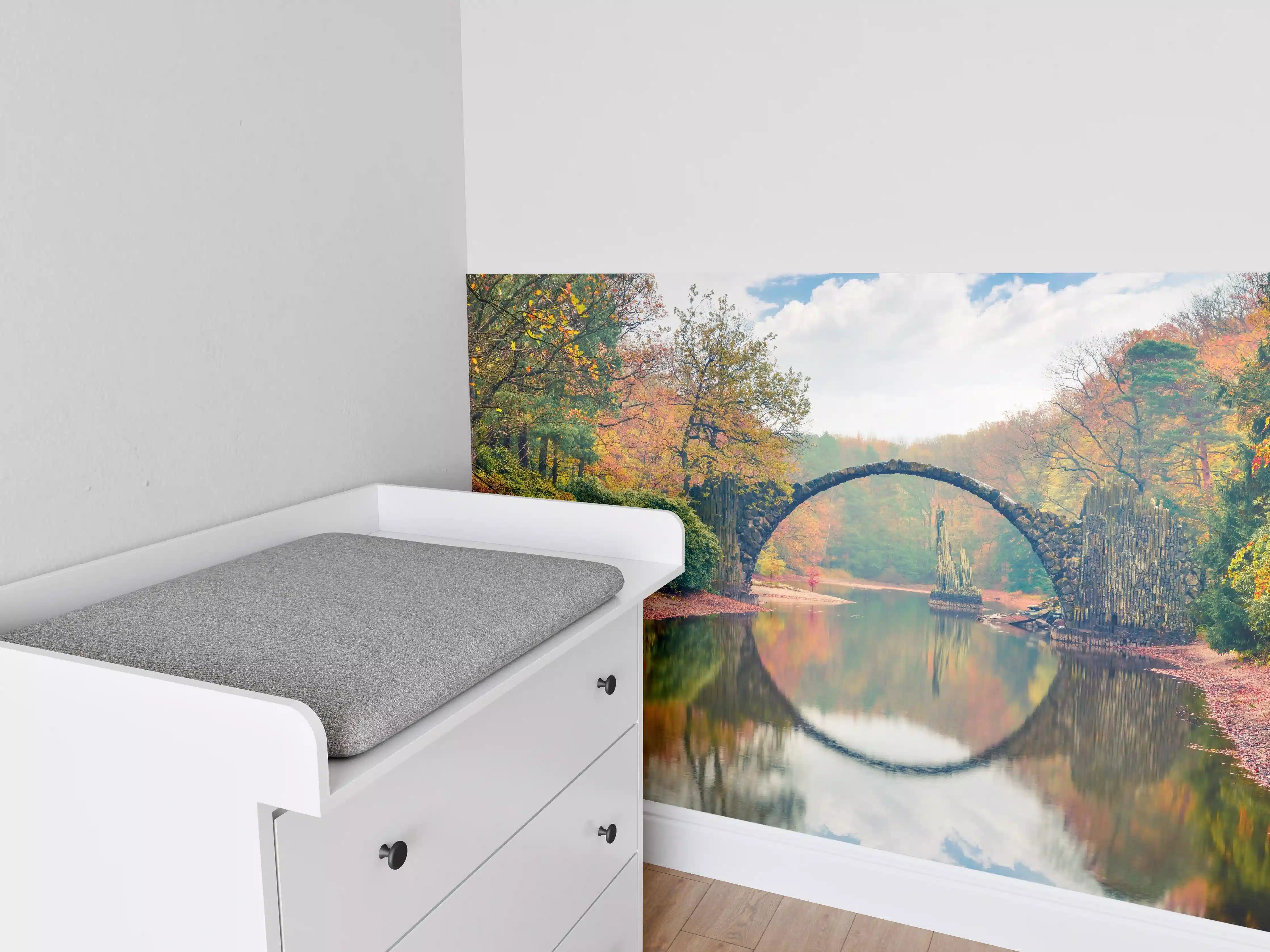 Babyzimmer Wandgestaltung - Wunderschöner Blick auf Azaleen