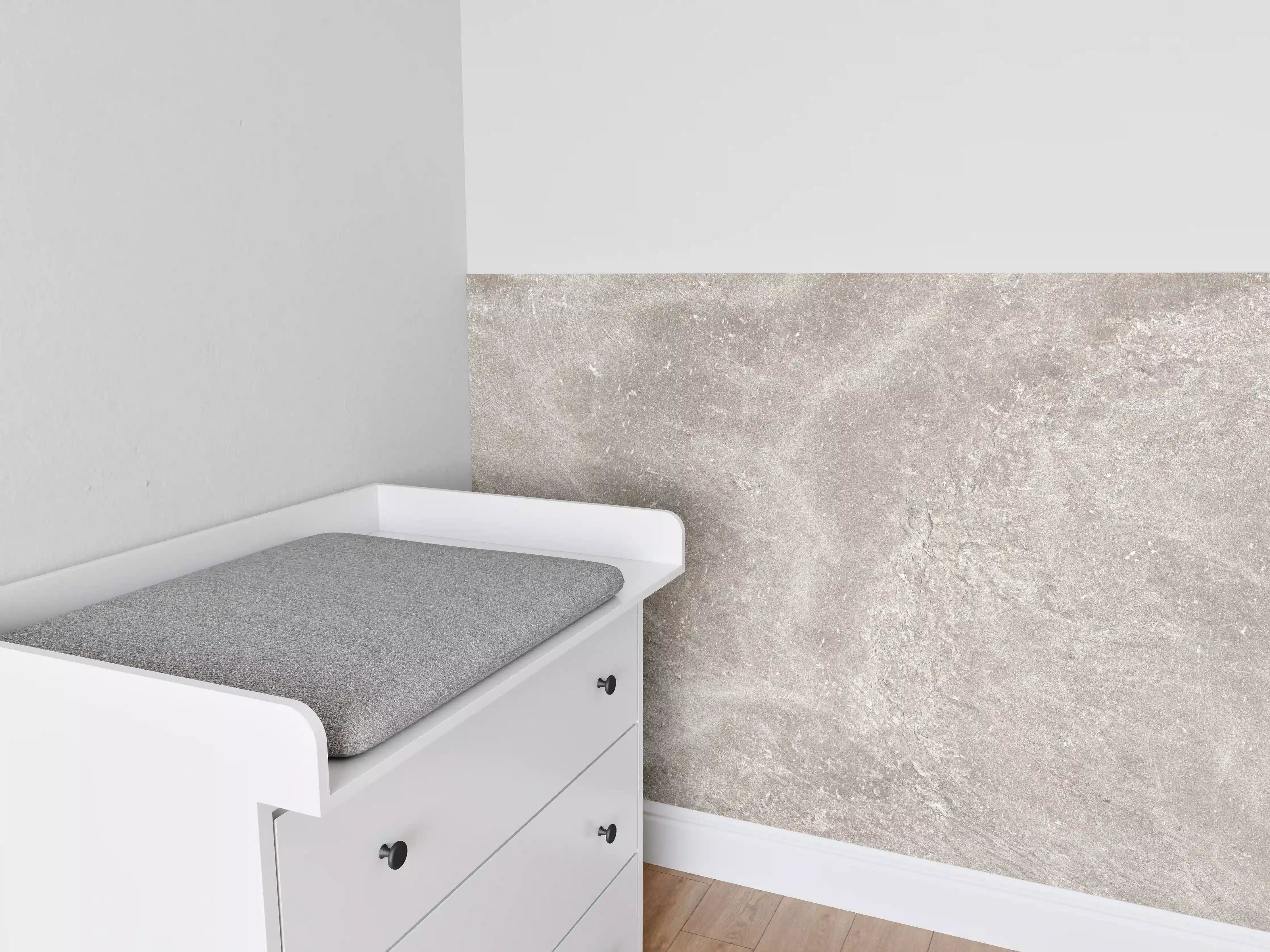 Babyzimmer Wandgestaltung - Zement Textur