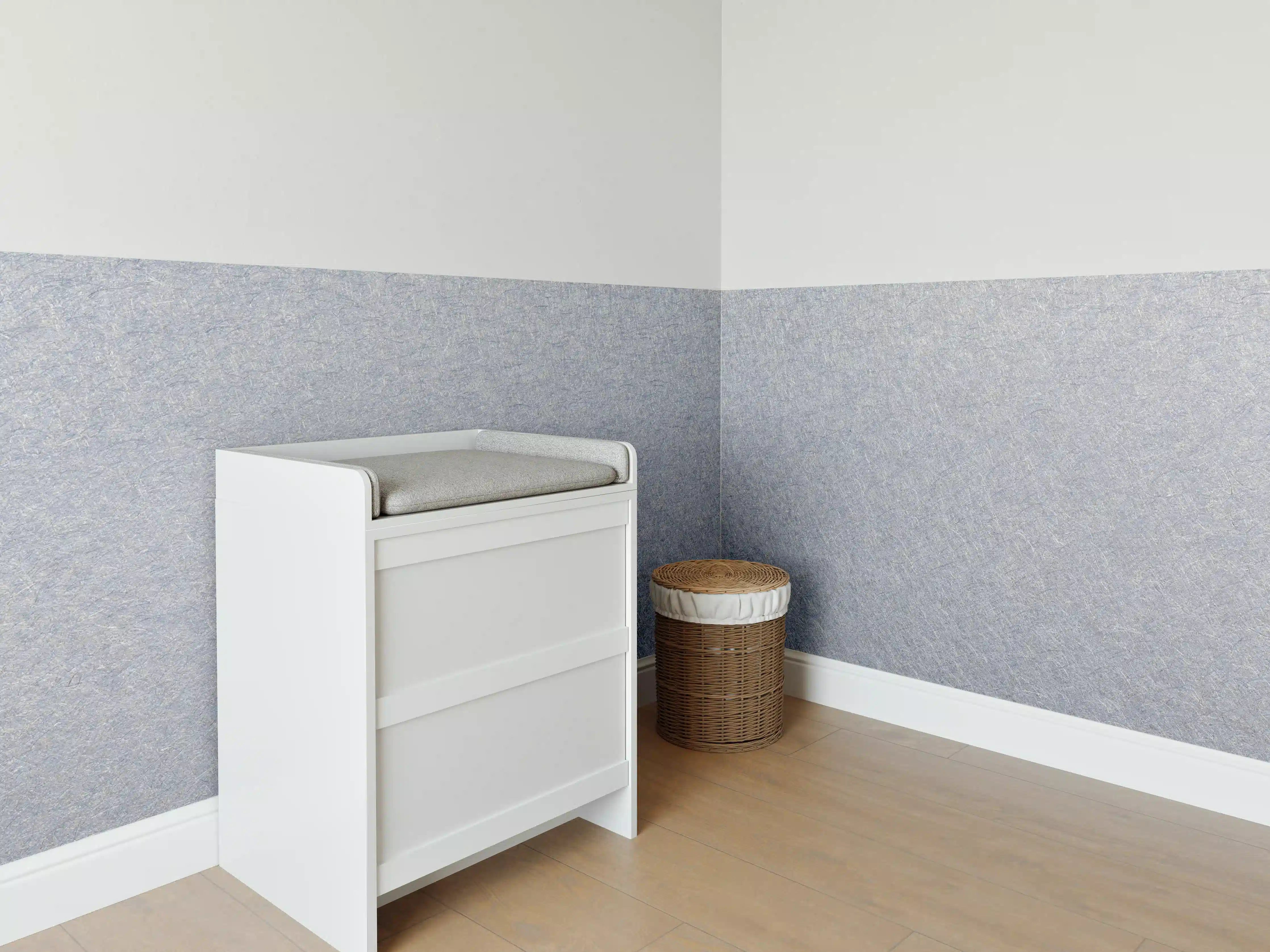 Babyzimmer Wandgestaltung - Zerkratzte metallische Oberfläche
