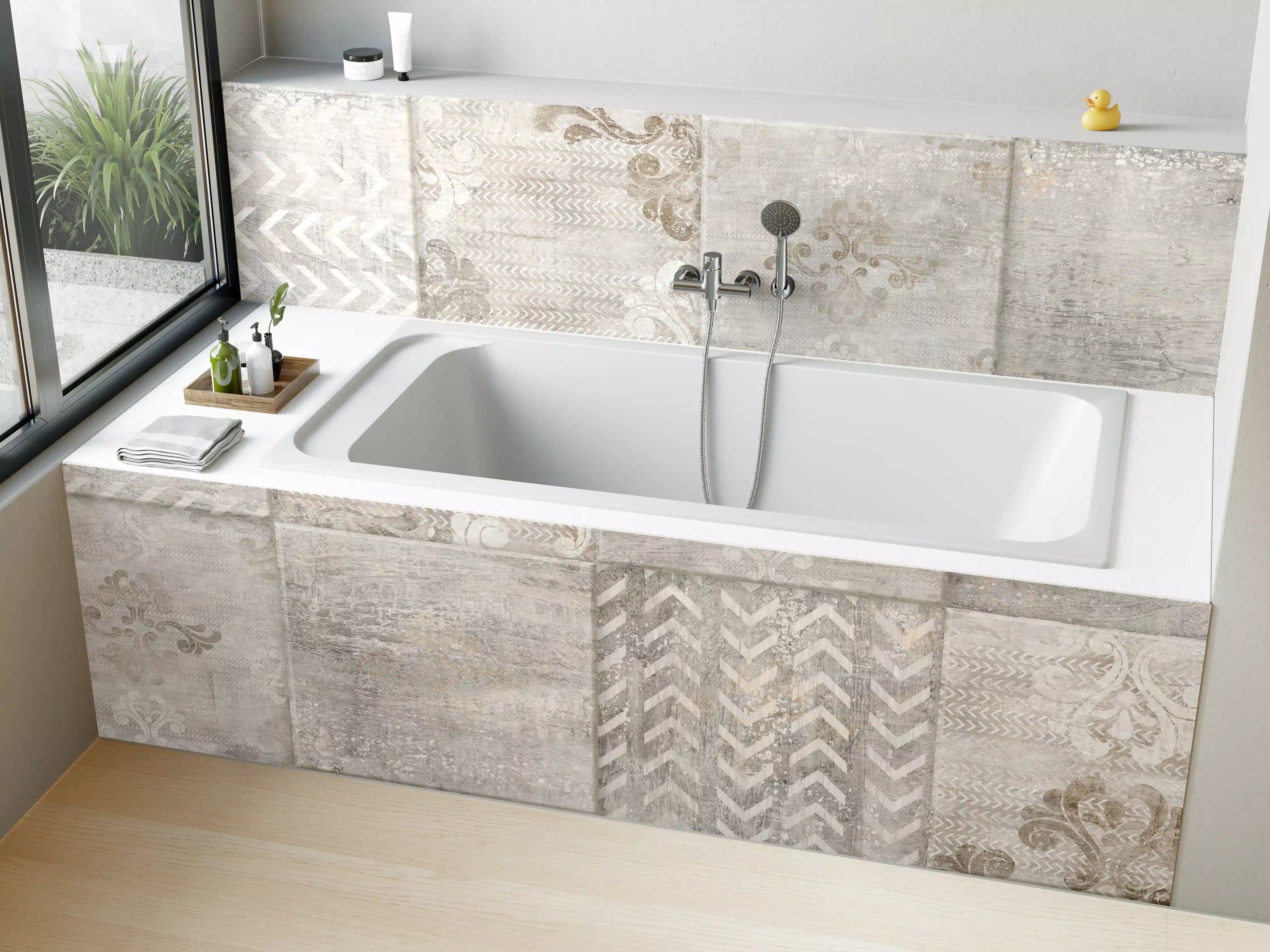 Badewannen-Rückwand - Abstrakter Mosaik Hintergrund