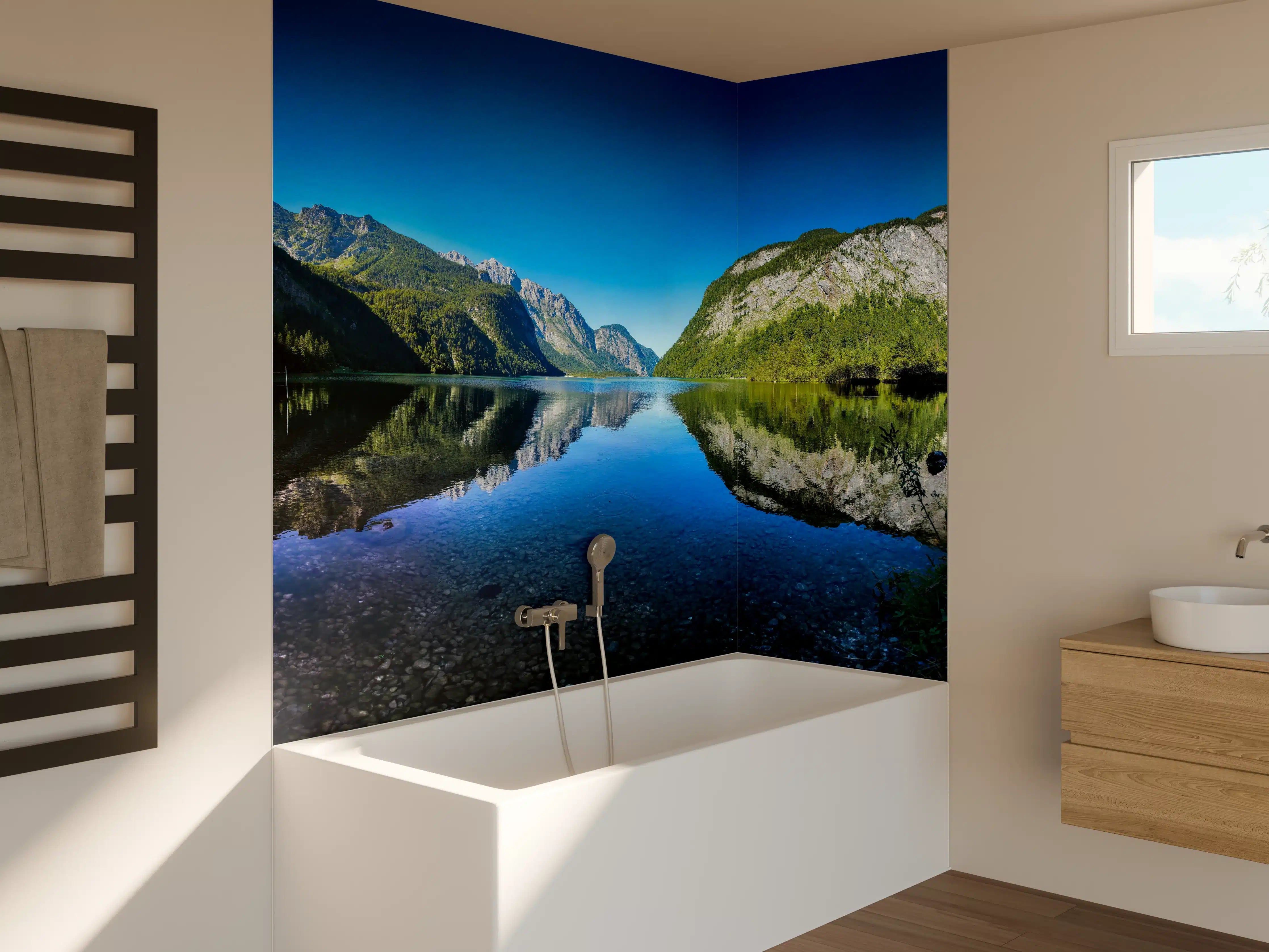 Badewannen-Rückwand - Alpen Königsee Österreich