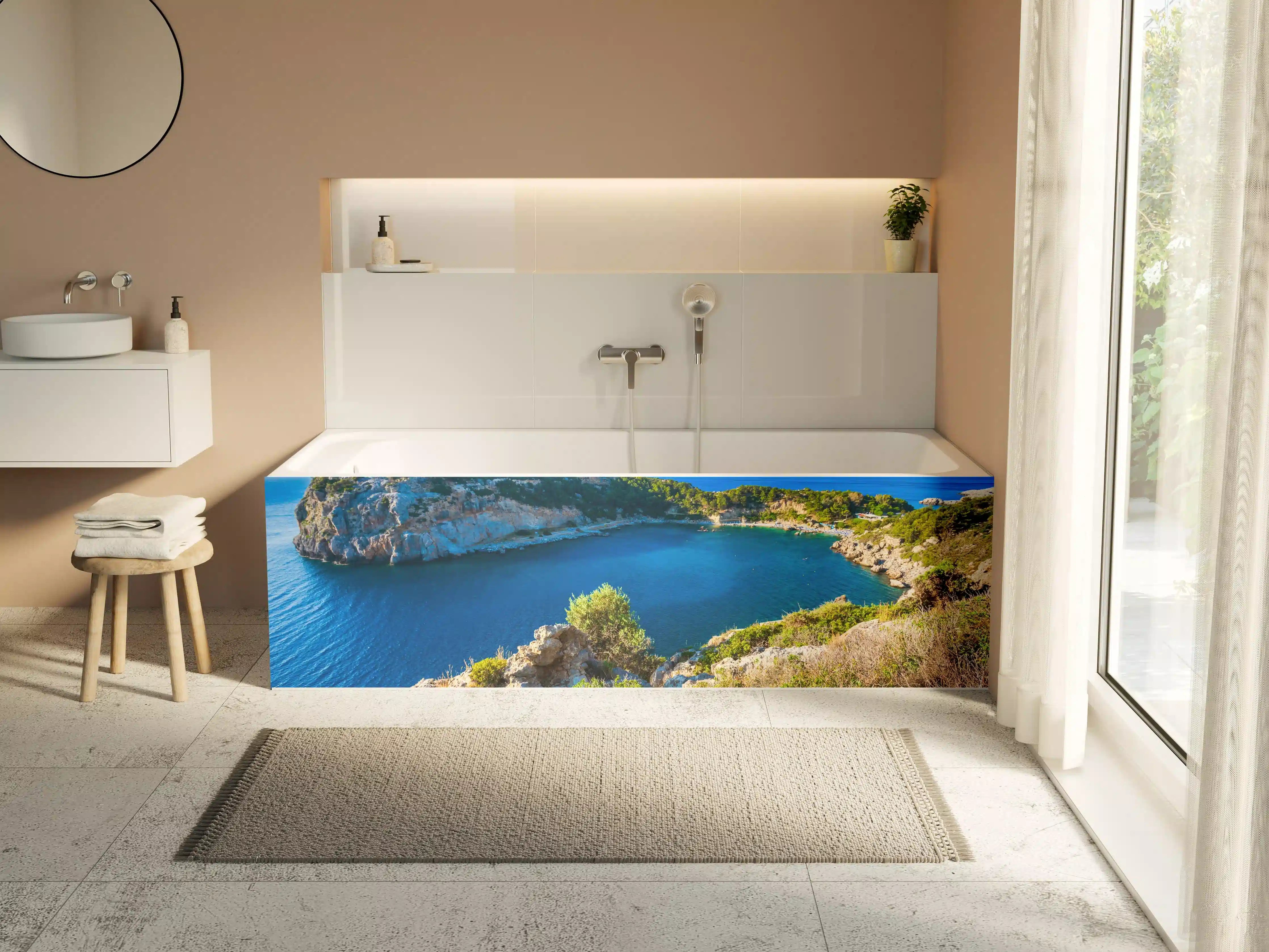 Badewannen-Rückwand - Anthony-Quinn-Bucht