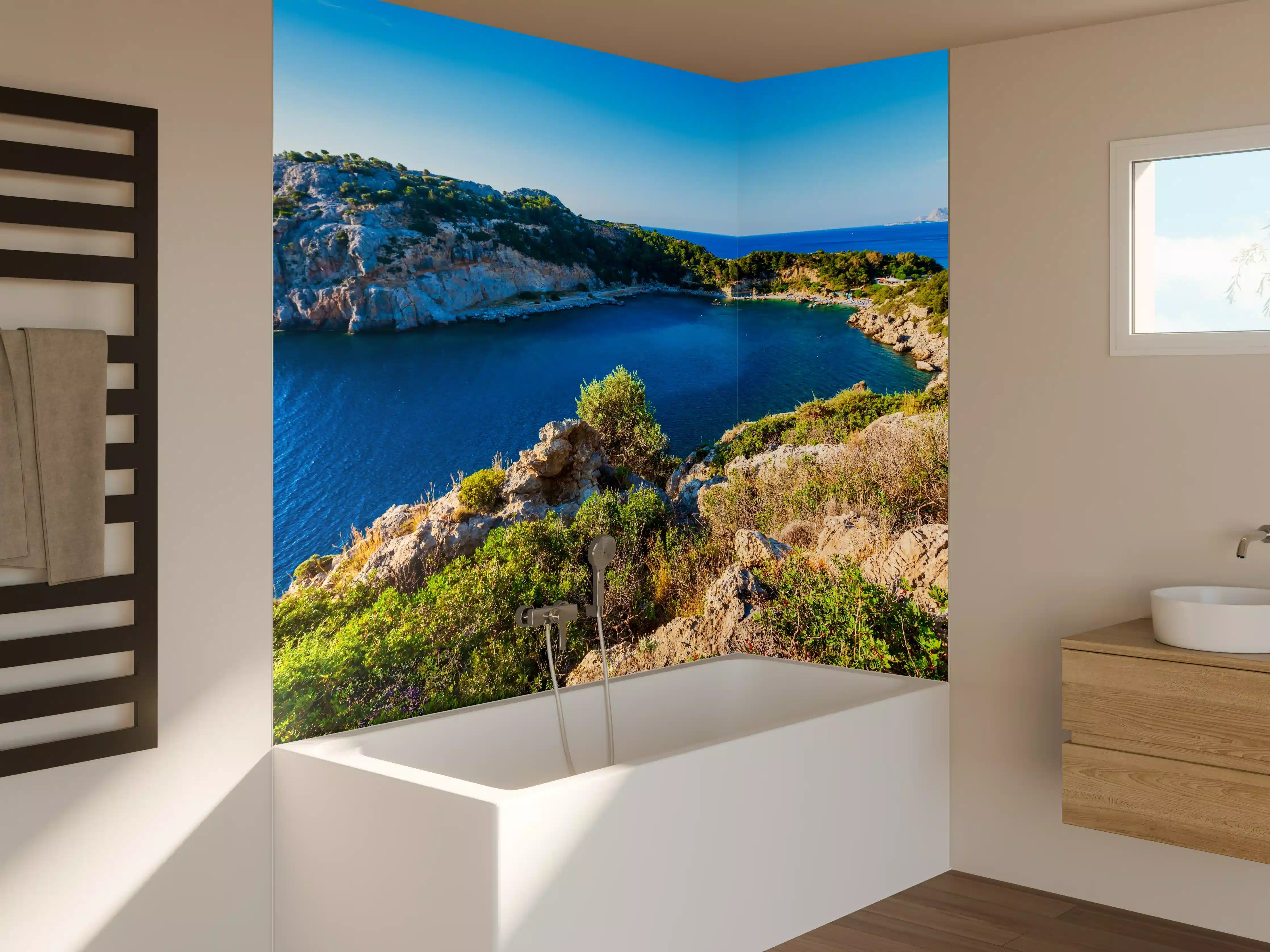 Badewannen-Rückwand - Anthony-Quinn-Bucht