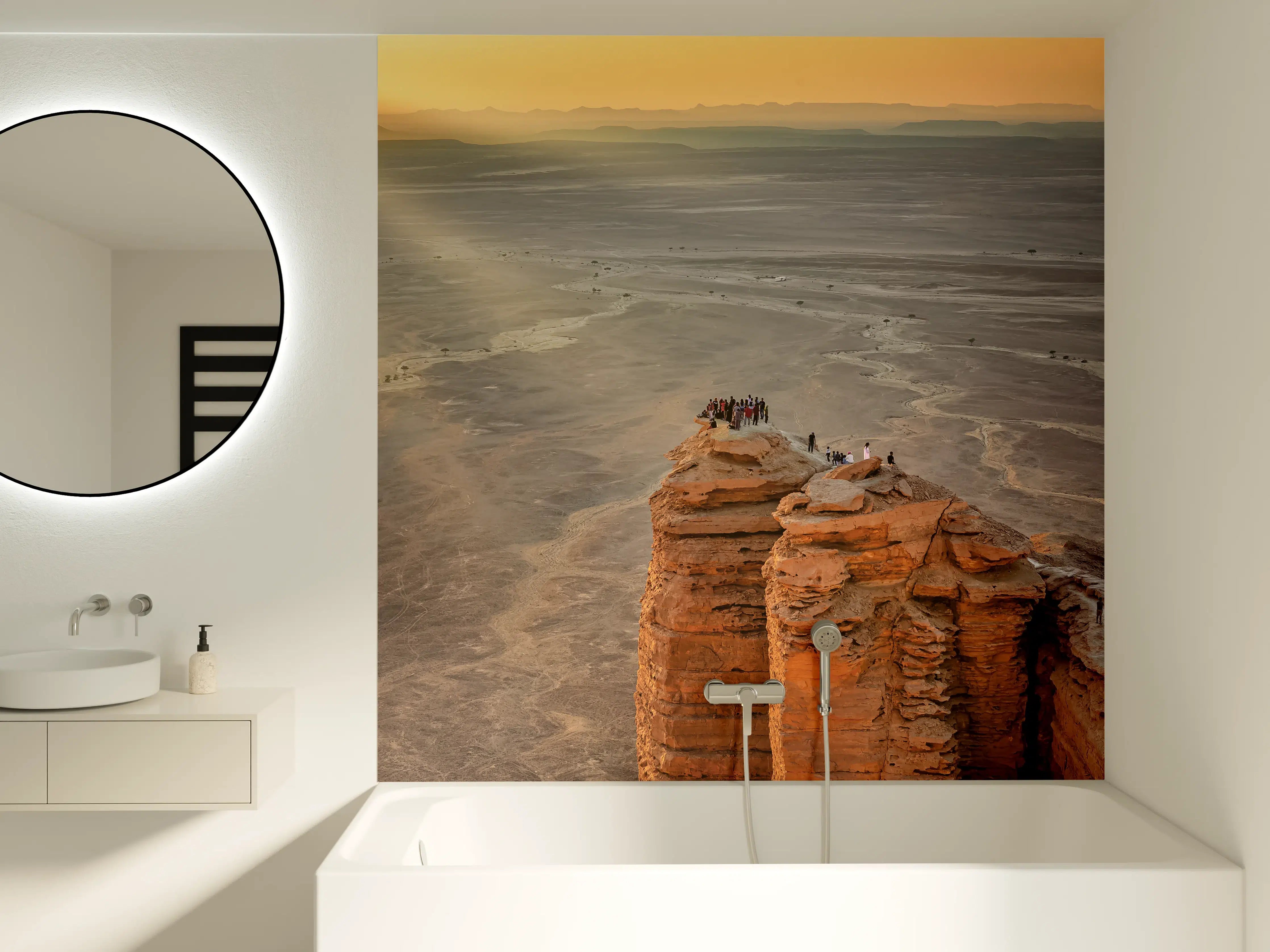 Badewannen-Rückwand - Arabien Edge of the World