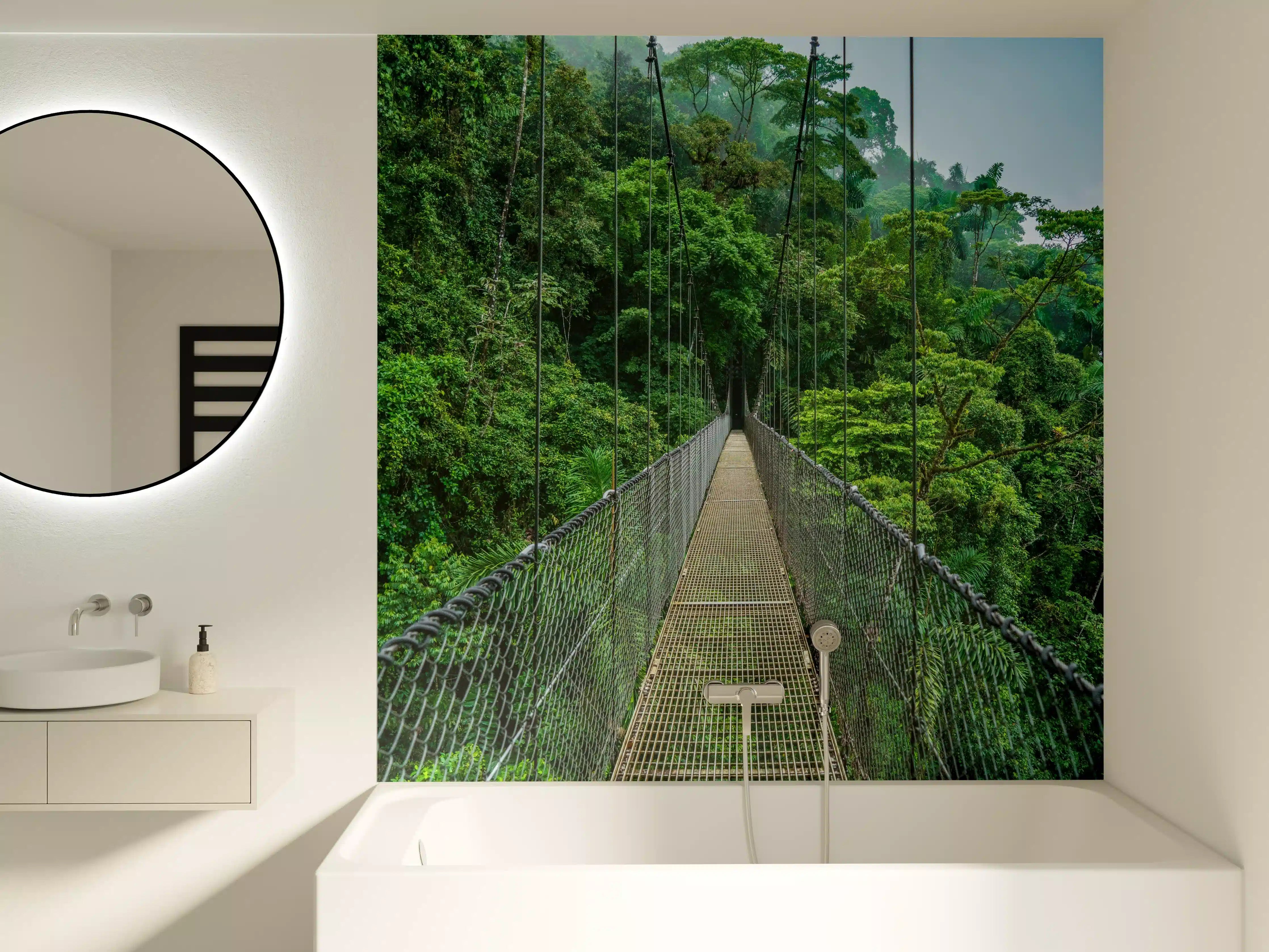 Badewannen-Rückwand - Arenal-Hängebrücke - Costa Rica