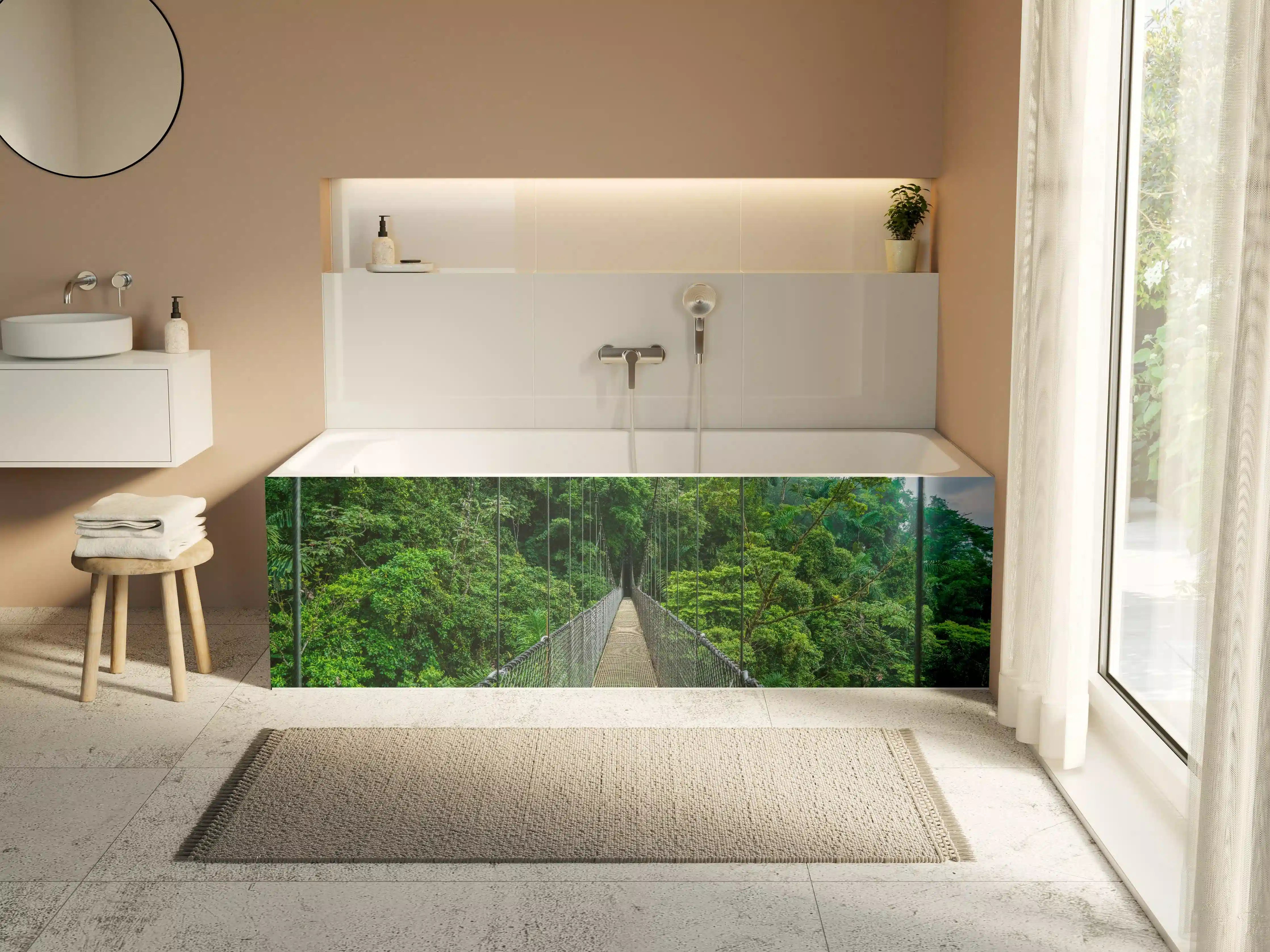 Badewannen-Rückwand - Arenal-Hängebrücke - Costa Rica