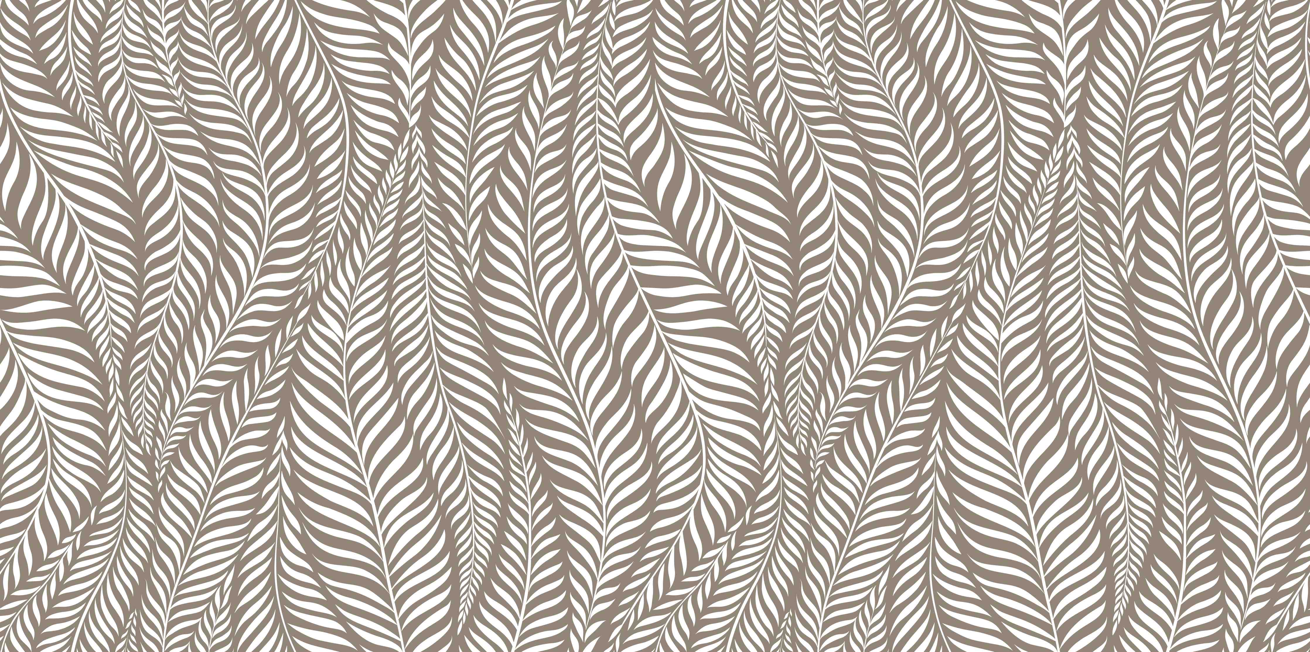 Badewannen-Rückwand-Beige-Weiße Blattmusterwand mit feinen Linien