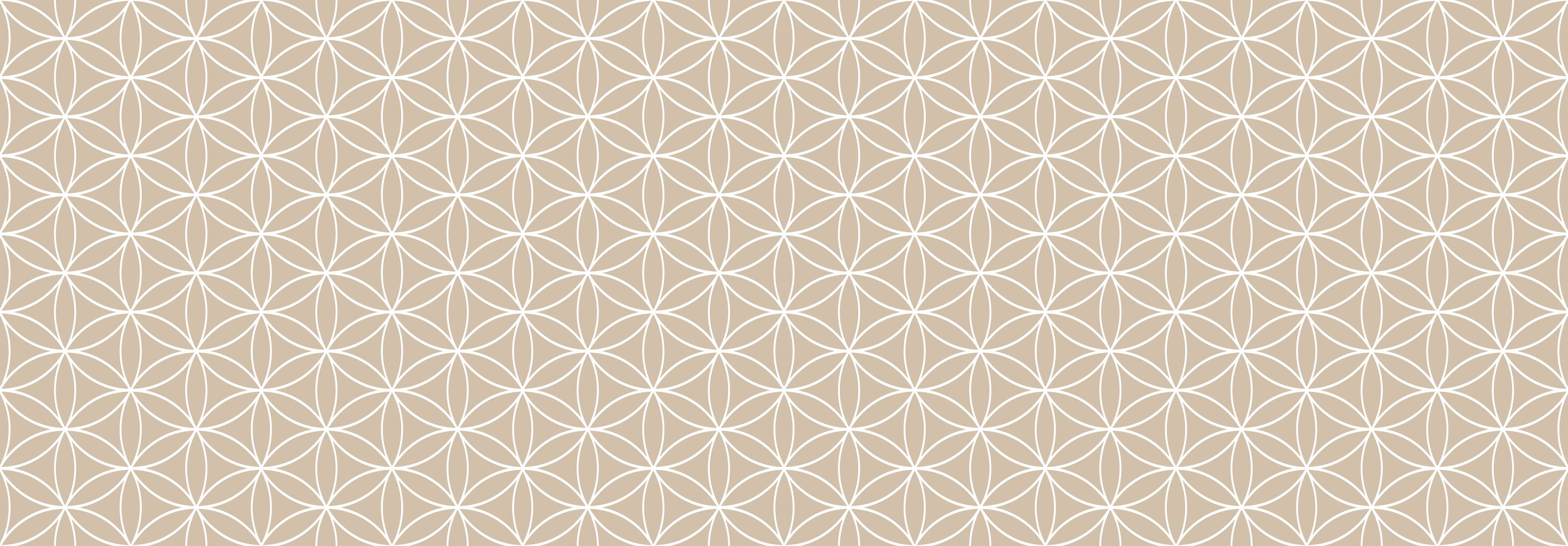 Badewannen-Rückwand-Beige geometrisches Muster, modern und elegant
