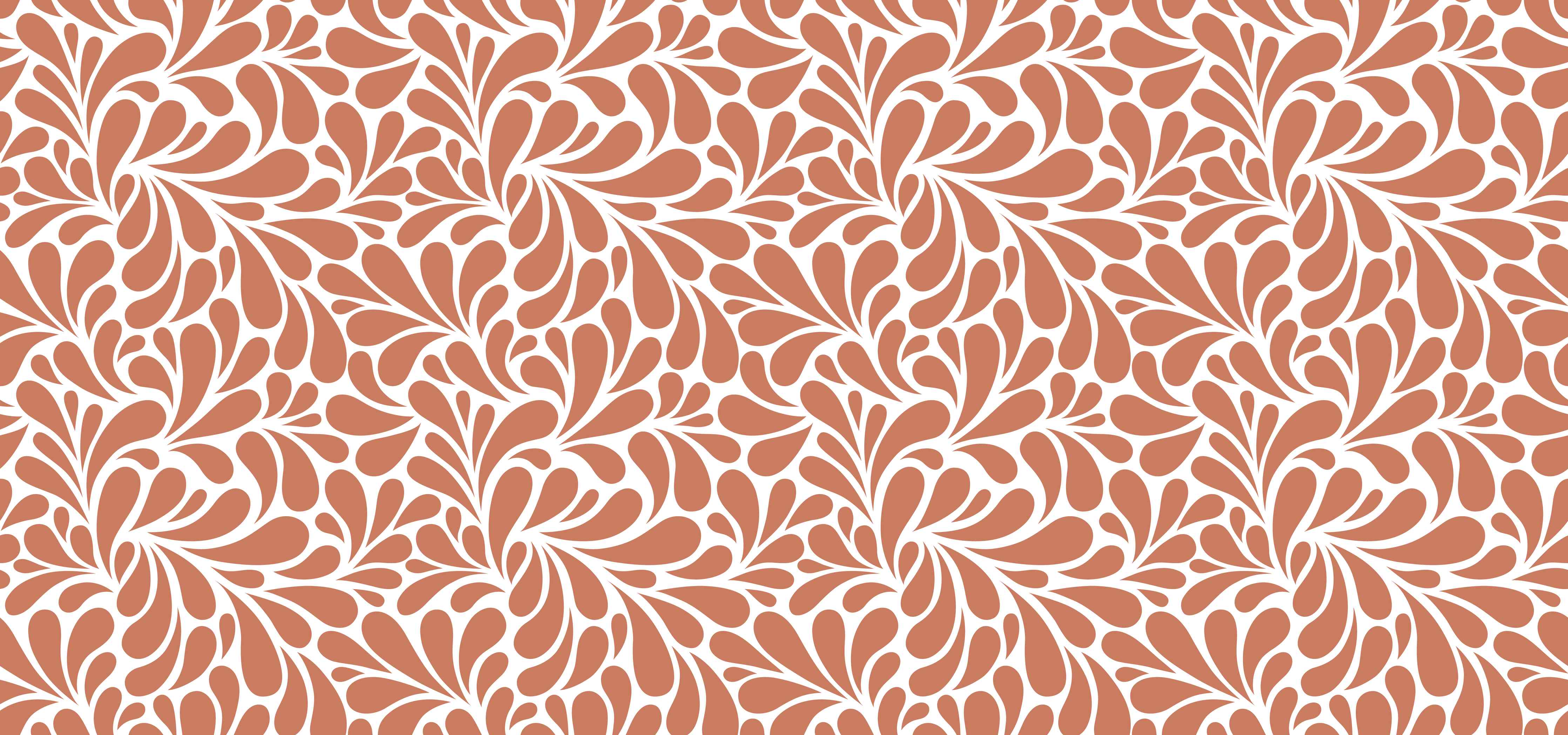 Badewannen-Rückwand-Beige und Weiß Blattmuster