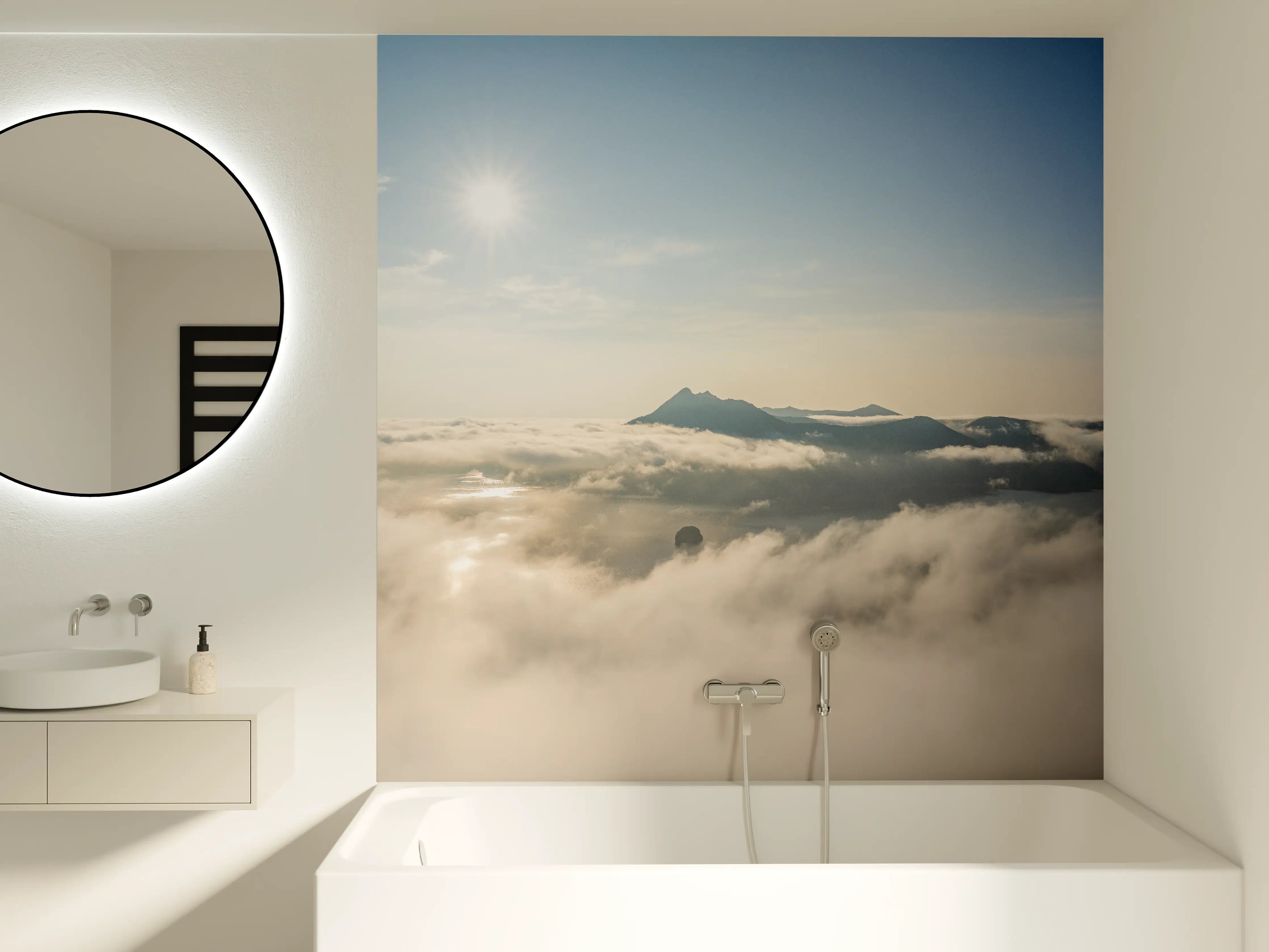 Badewannen-Rückwand - Berg Asahi Unkai
