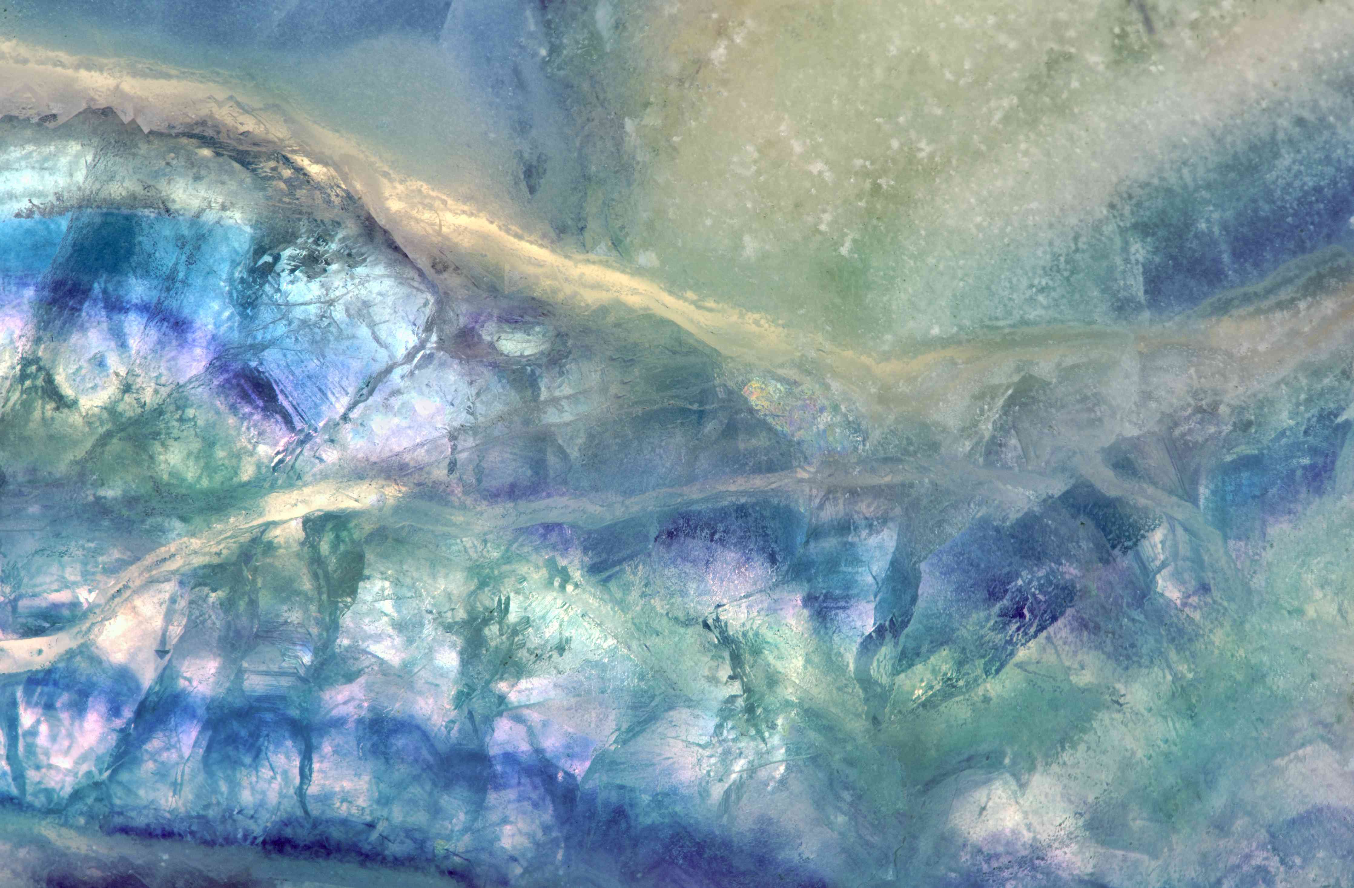 Badewannen-Rückwand-Blaue Meereswellen mit Reflexionen