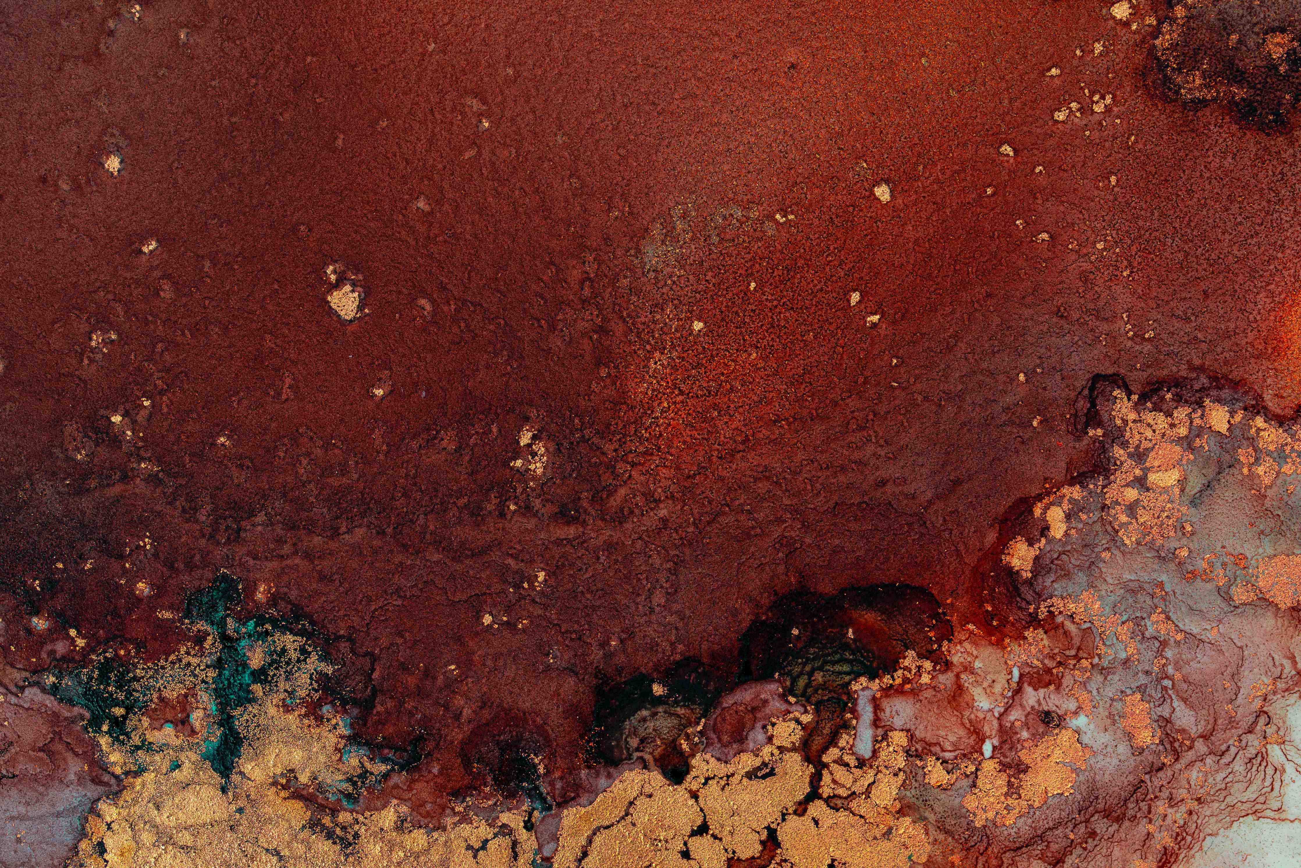 Badewannen-Rückwand-Bräunliche Marmor Textur - Flüssigmalerei