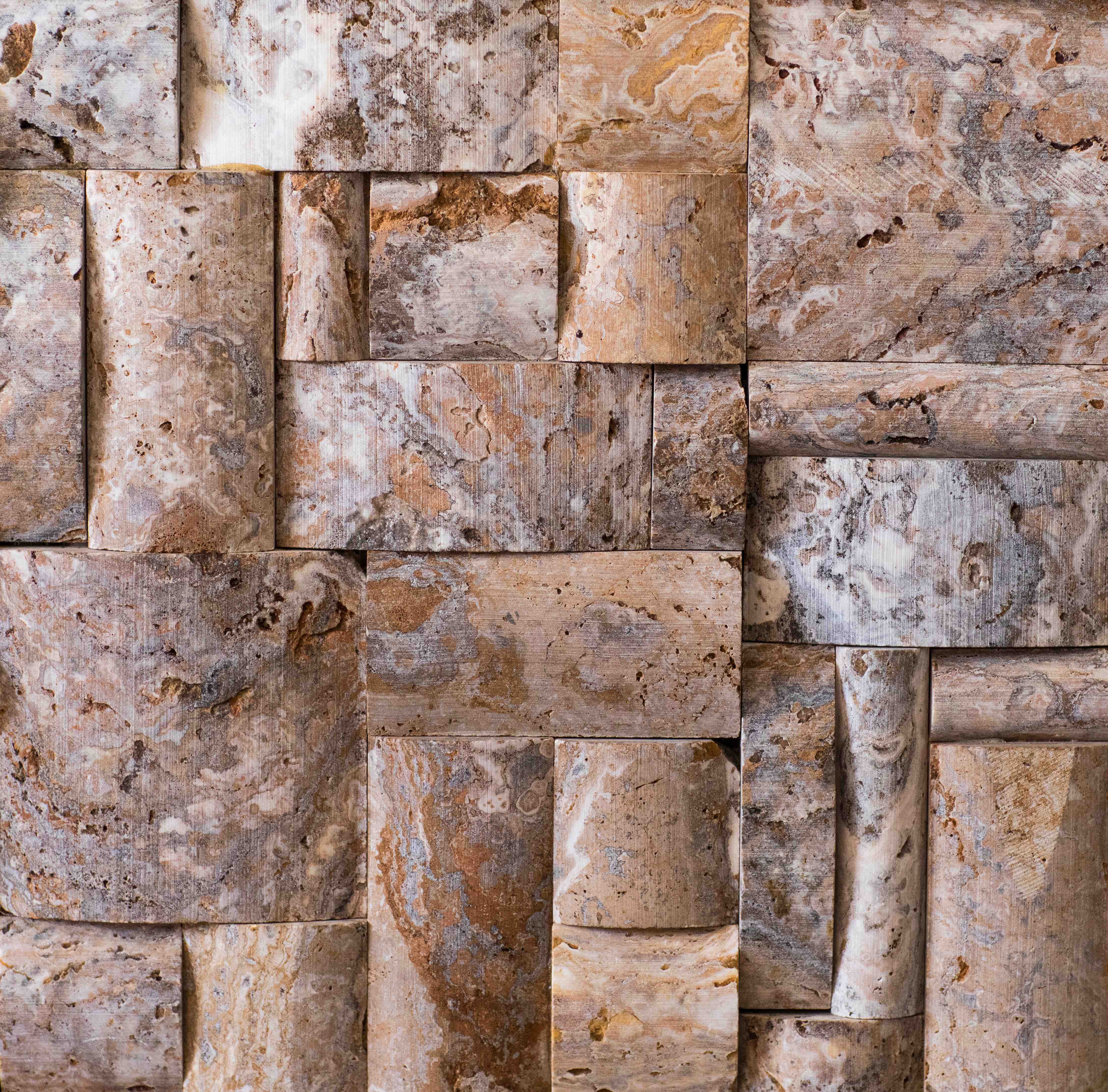 Badewannen-Rückwand-Buntes Mosaikstein-Design in Erdtönen