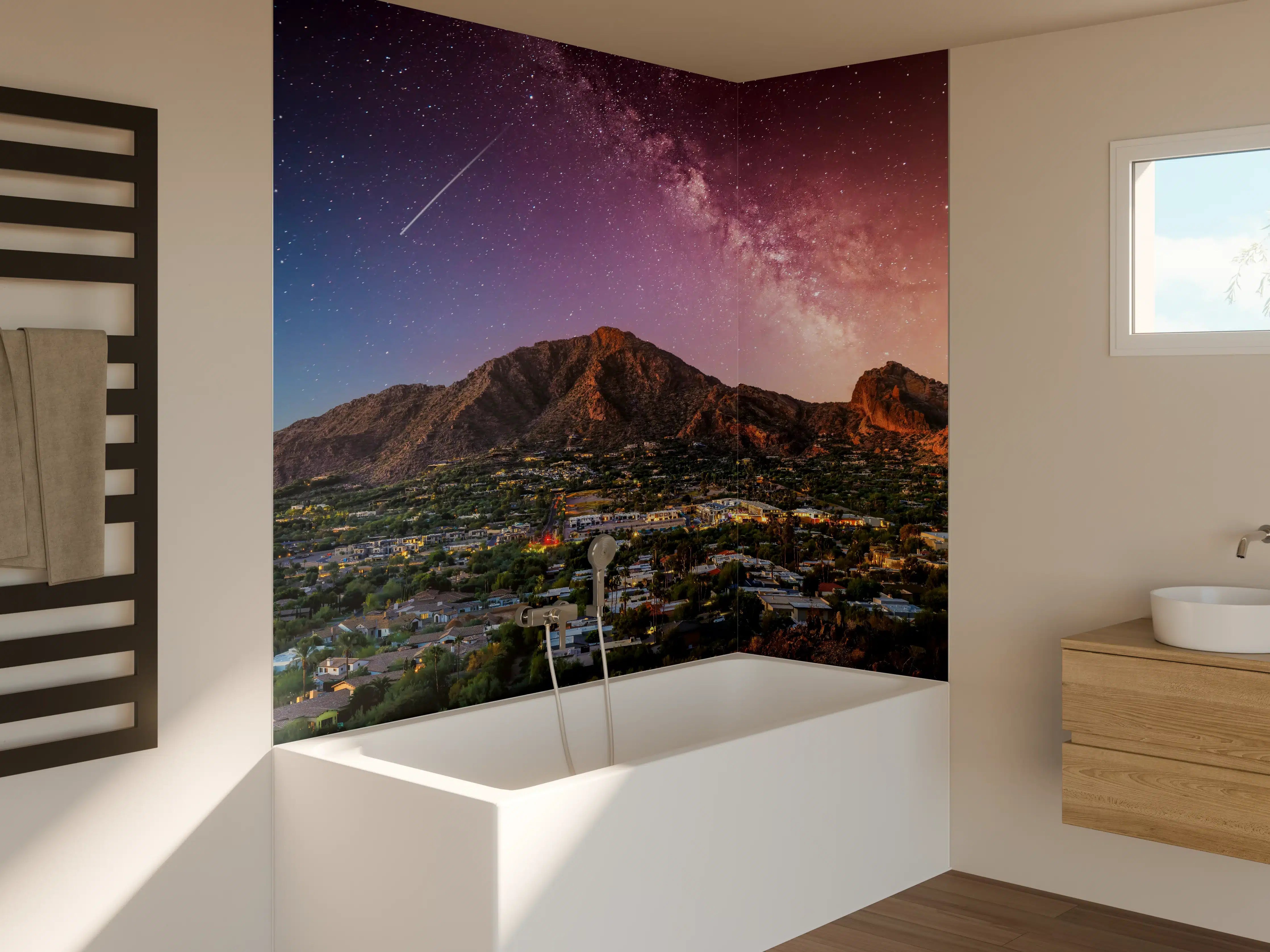 Badewannen-Rückwand - Camelback Mountain in Phoenix Arizona