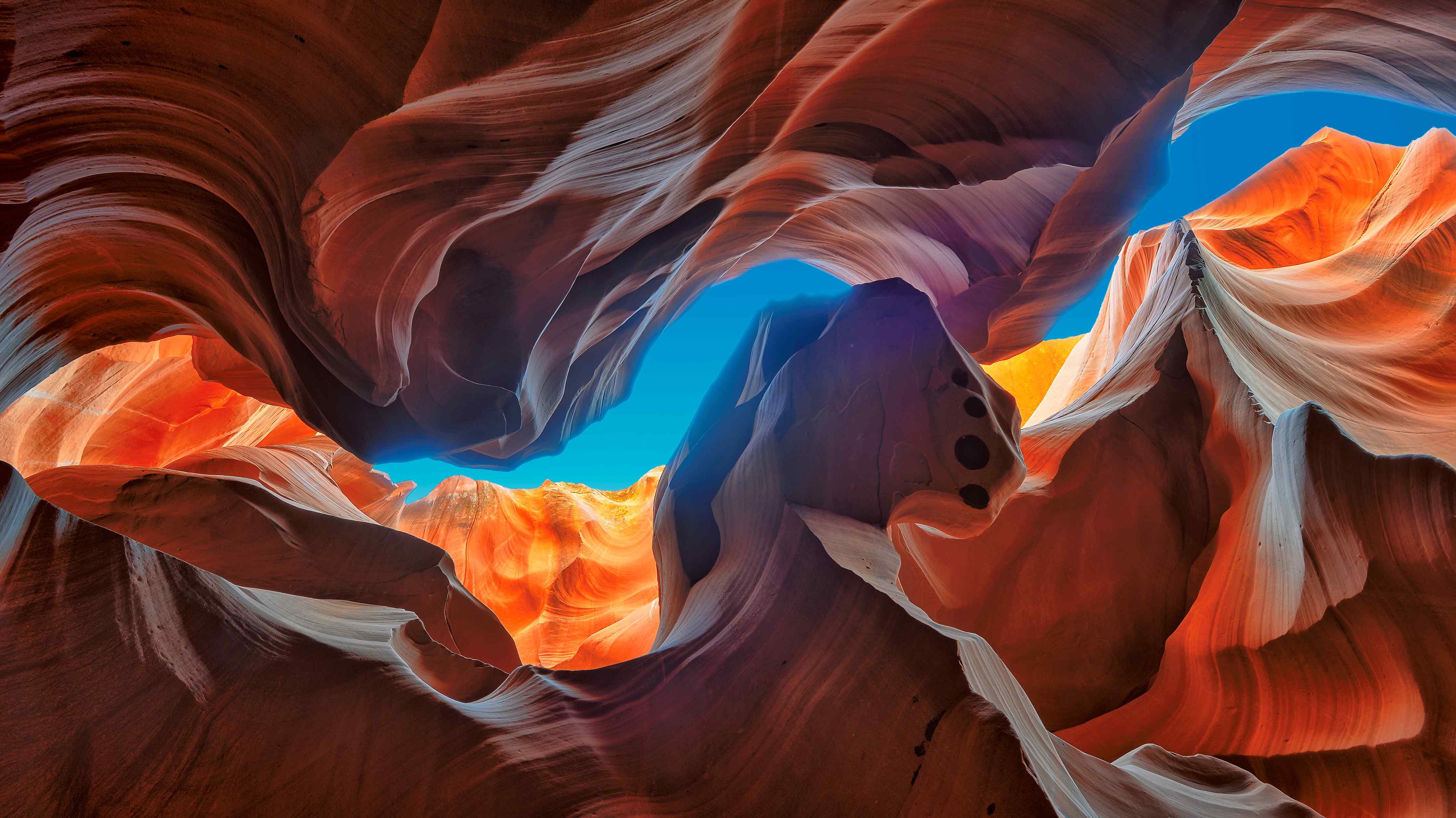Badewannen-Rückwand-Der magische Antelope Canyon
