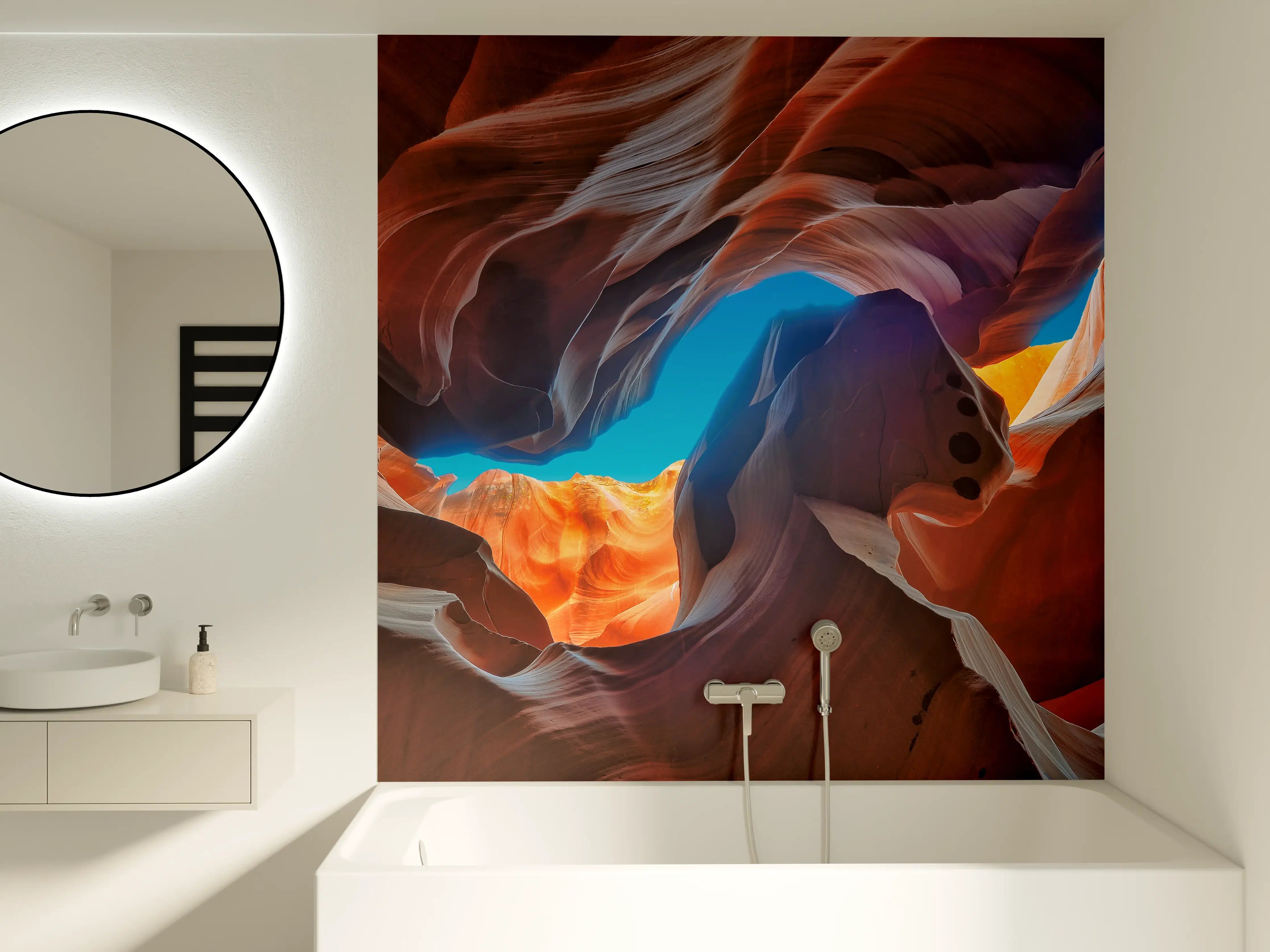 Badewannen-Rückwand - Der magische Antelope Canyon