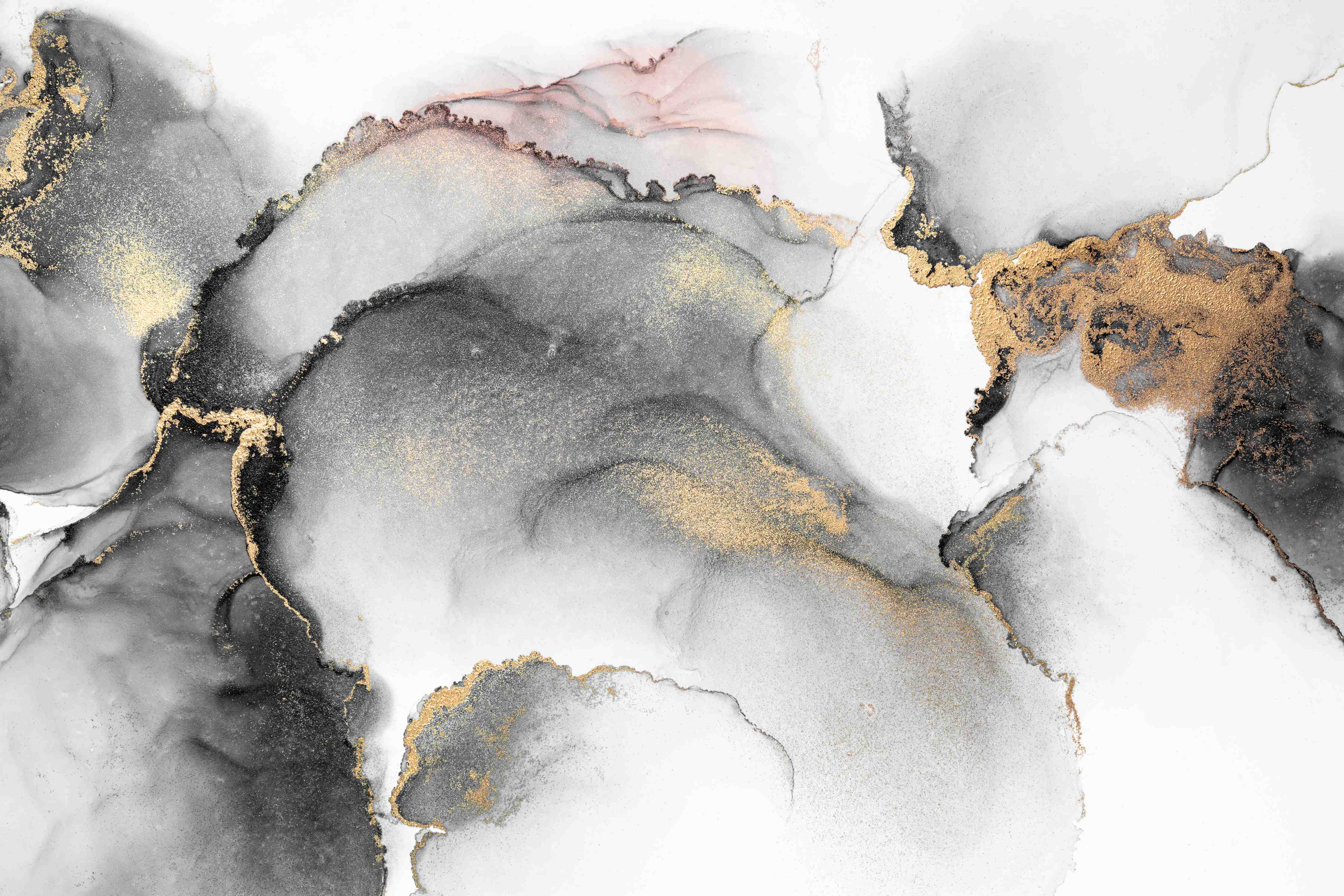 Badewannen-Rückwand-Elegante Schwarz-Grau-Weiß Marmor-Textur