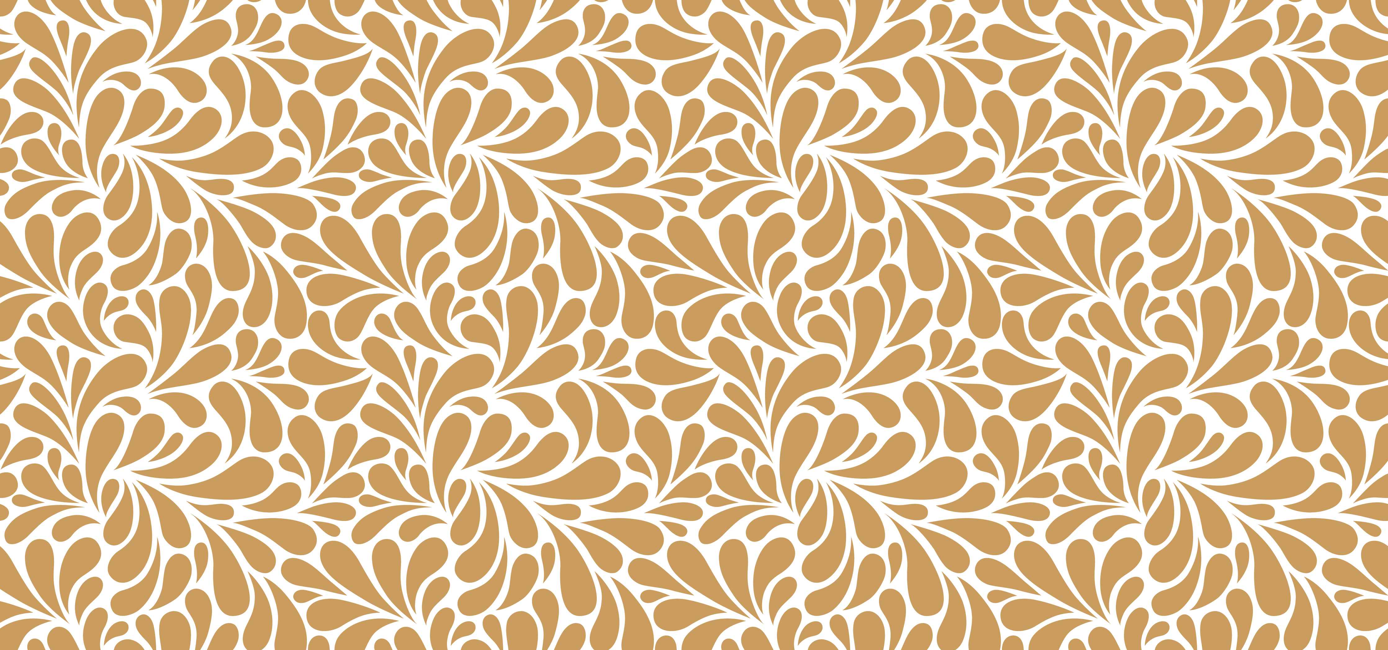 Badewannen-Rückwand-Elegantes Gold-Weiß-Blattmuster