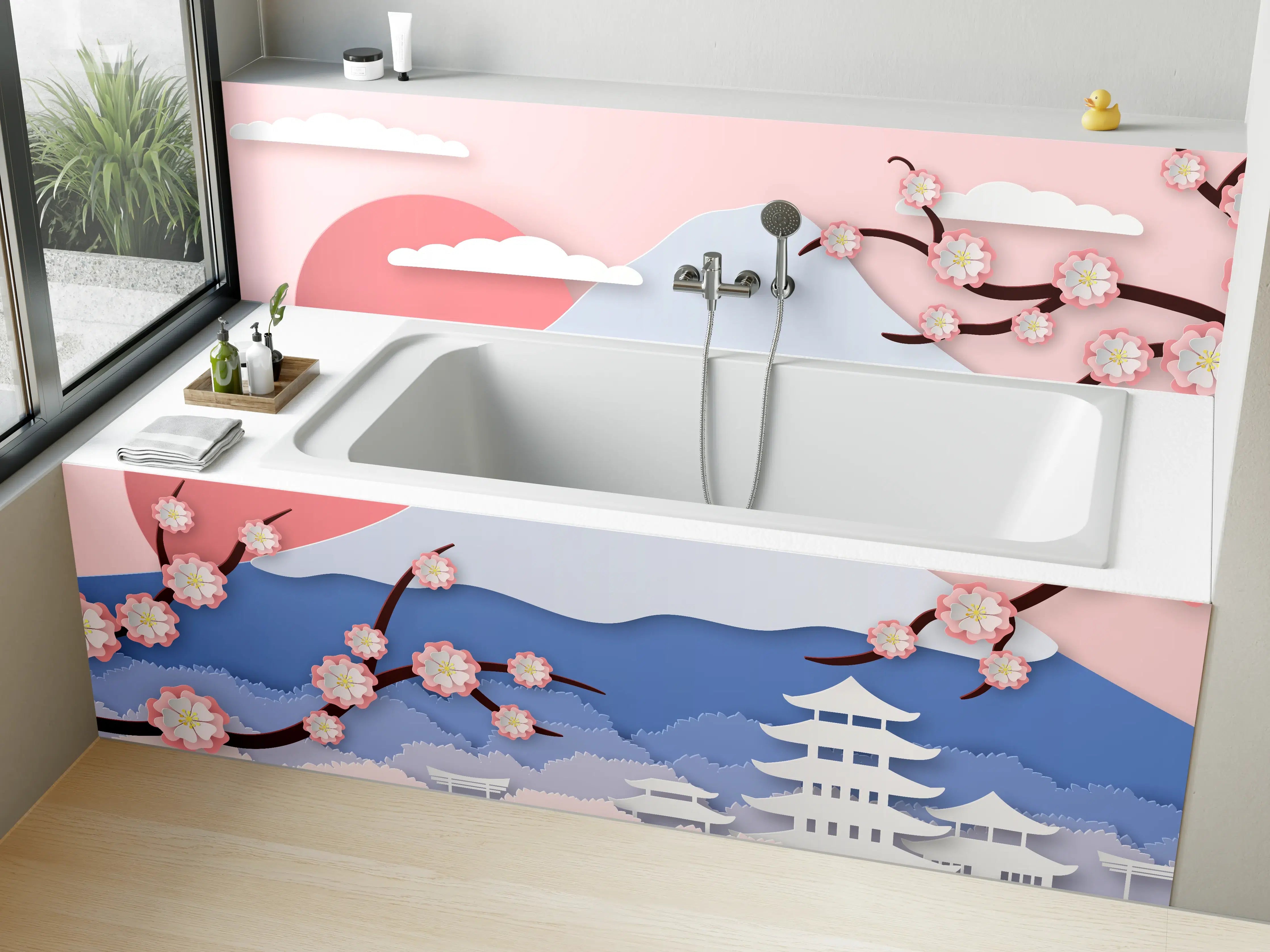 Badewannen-Rückwand - Fujiyama modern Style