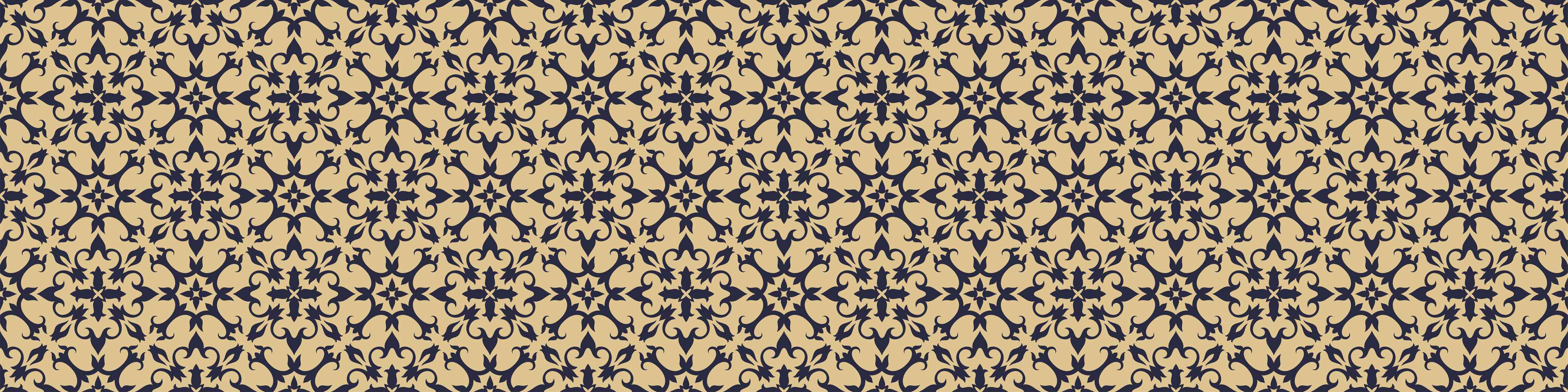 Badewannen-Rückwand-Gold-Schwarz Geometrisches Muster