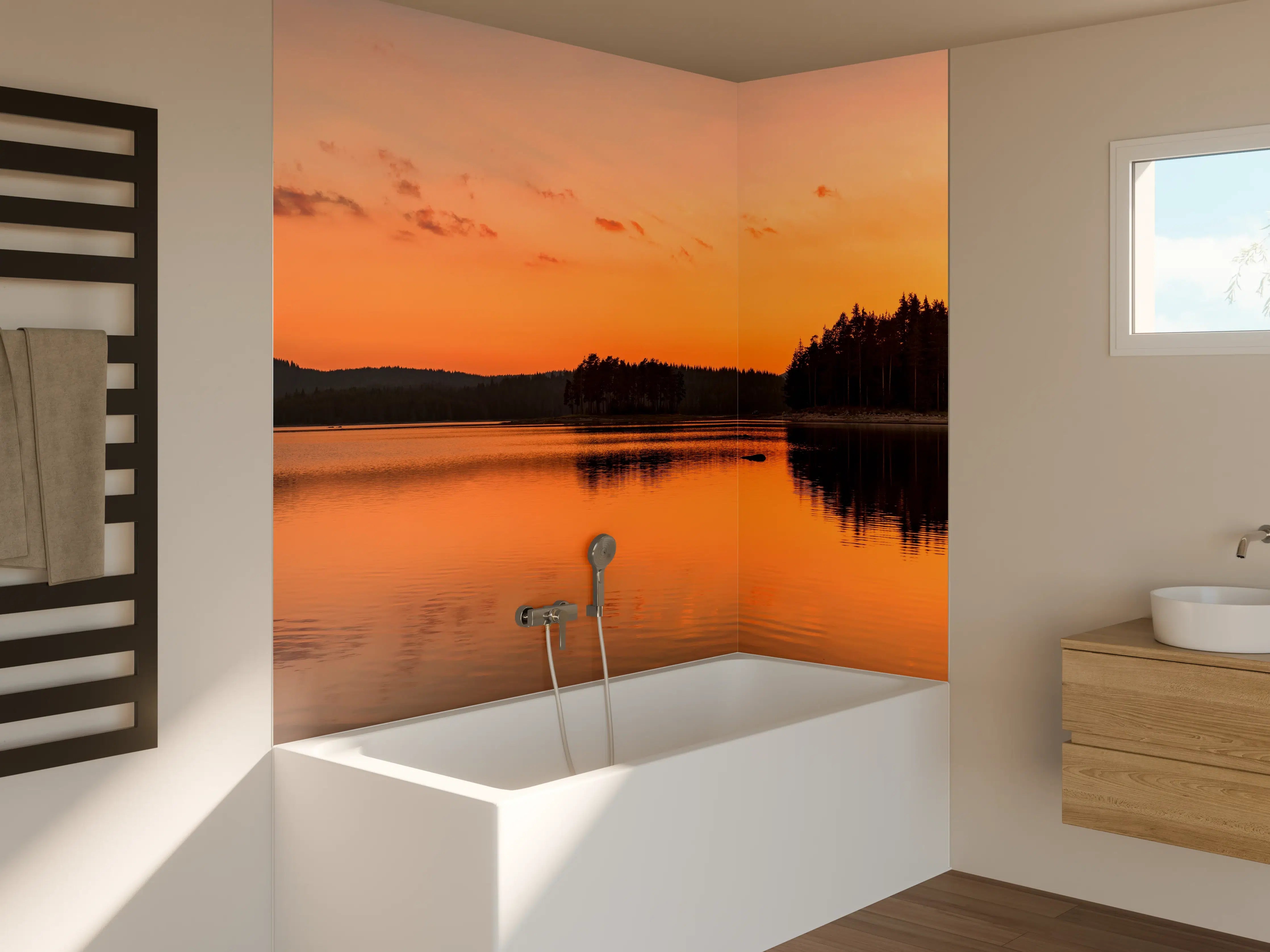 Badewannen-Rückwand - Goldener See - Bulgarien