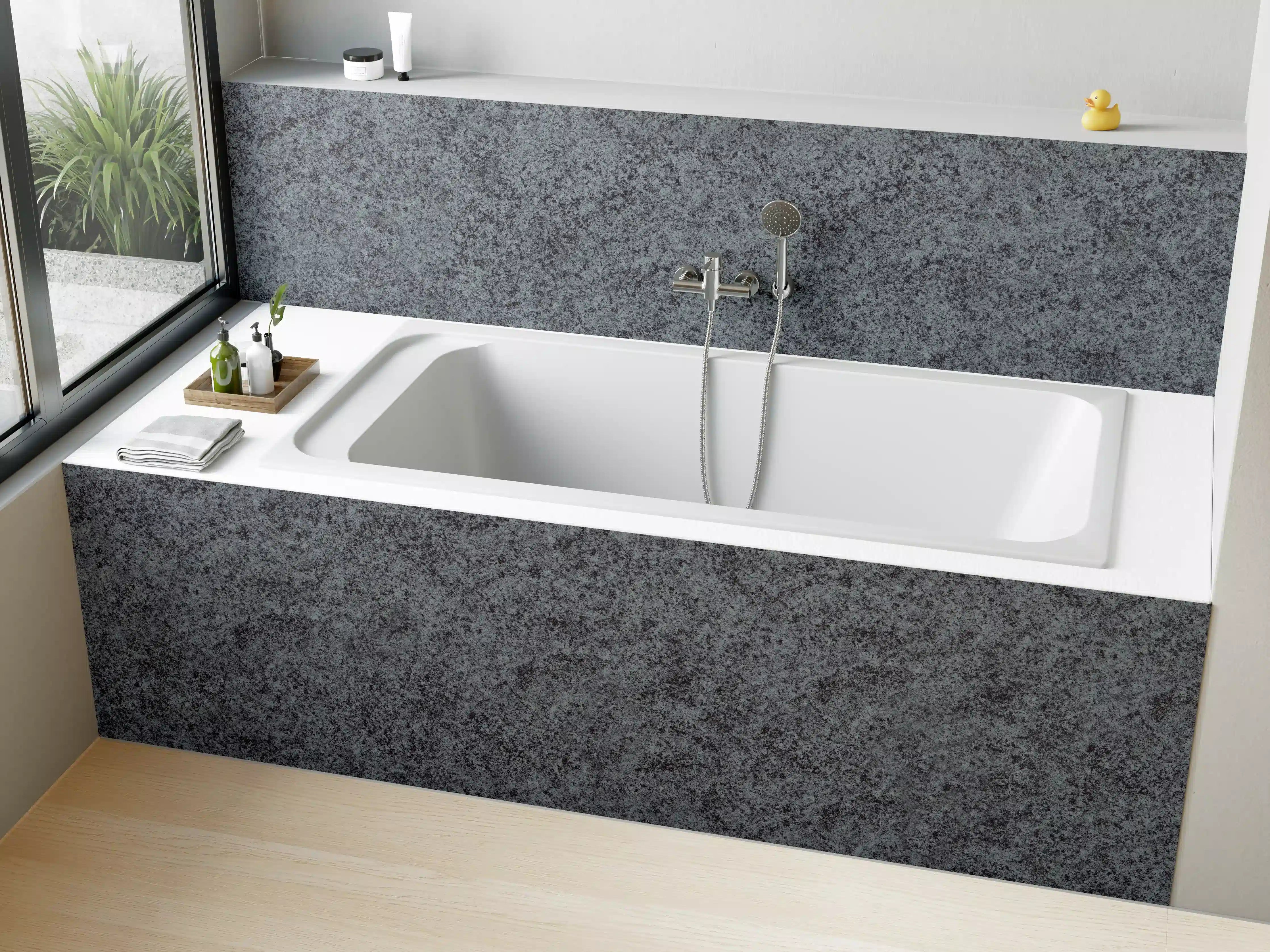 Badewannen-Rückwand - Granit Marmor Textur
