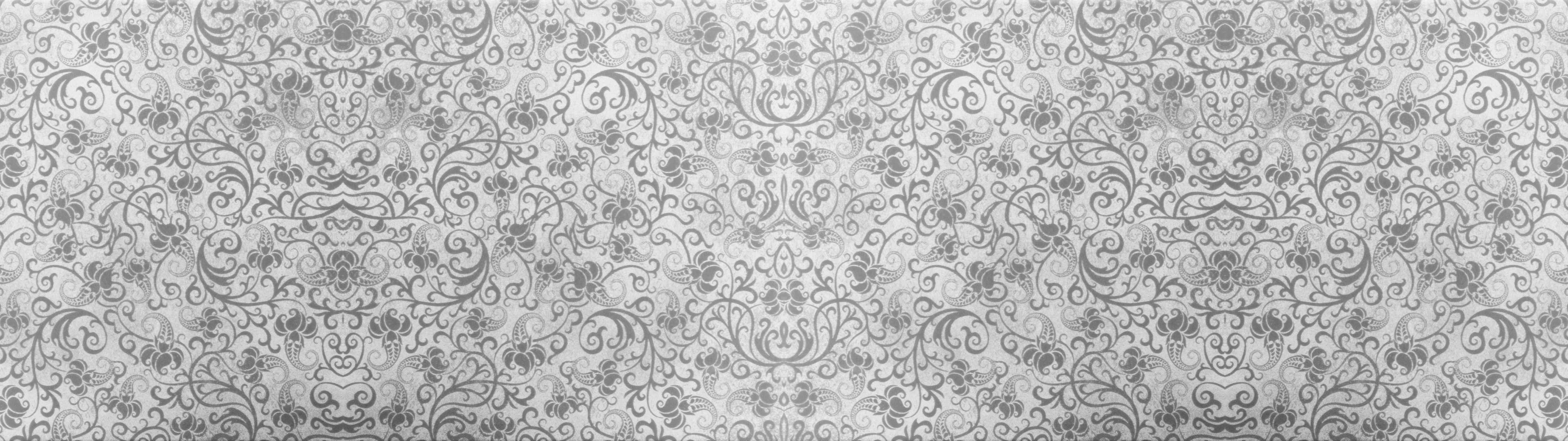 Badewannen-Rückwand-Grau-Weißes Vintage Fliesenmuster