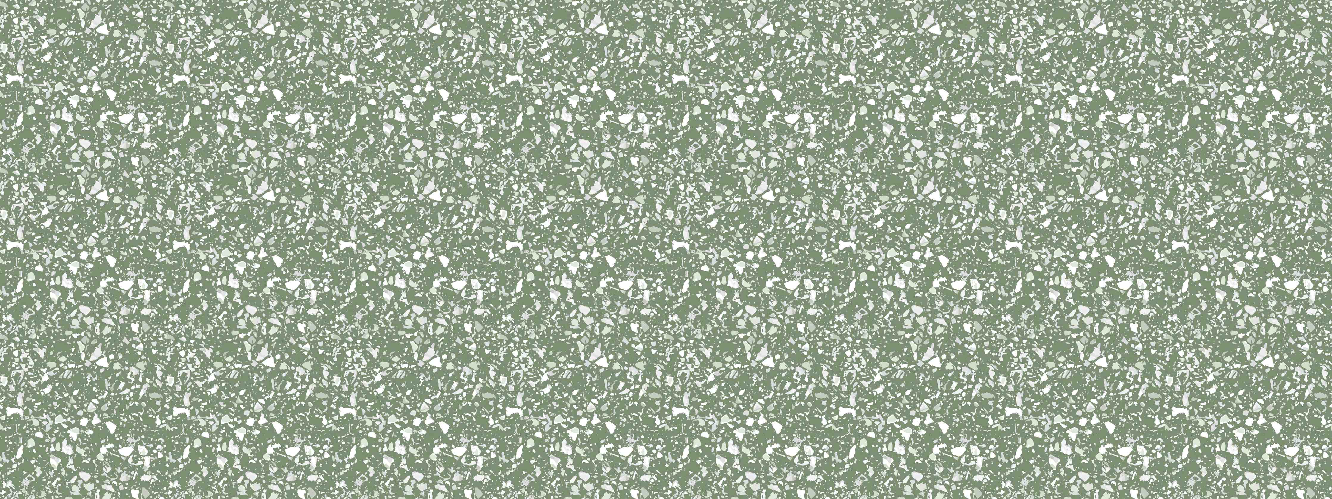 Badewannen-Rückwand-Grüner Sand mit weißen Flecken