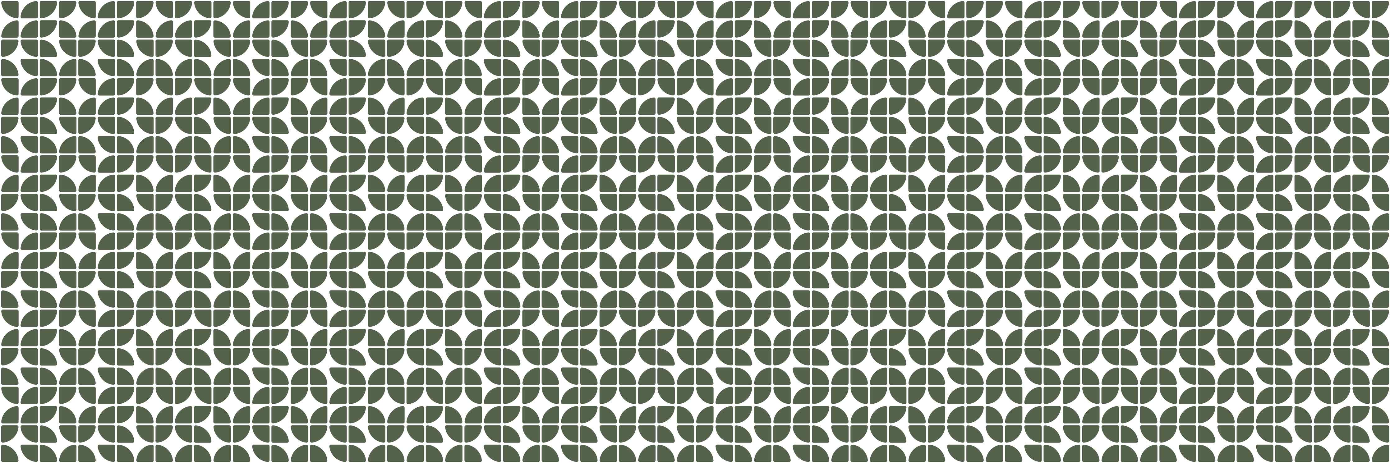 Badewannen-Rückwand-Grünes geometrisches Mustermotiv