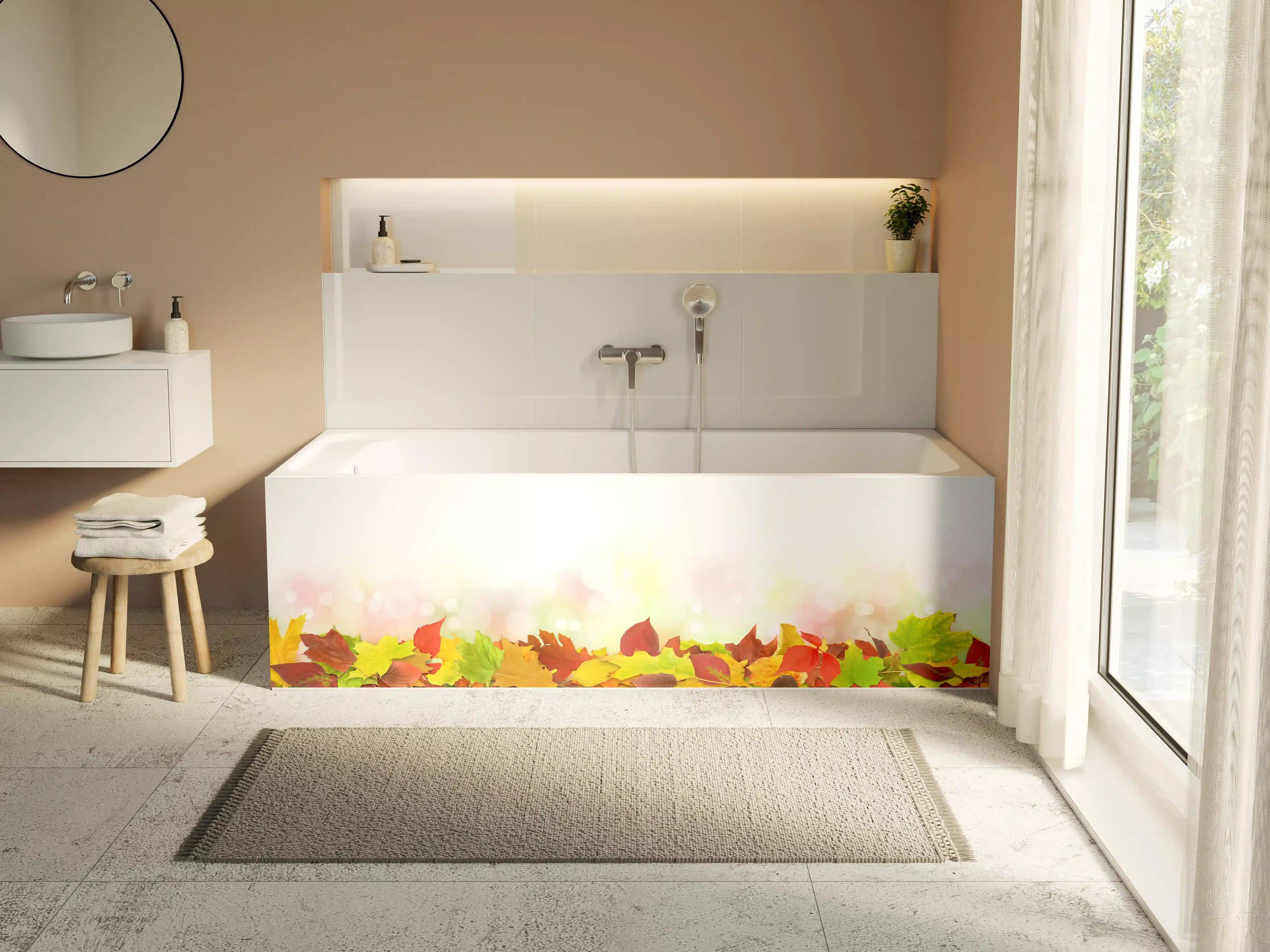 Badewannen-Rückwand - Herbst Fantasie