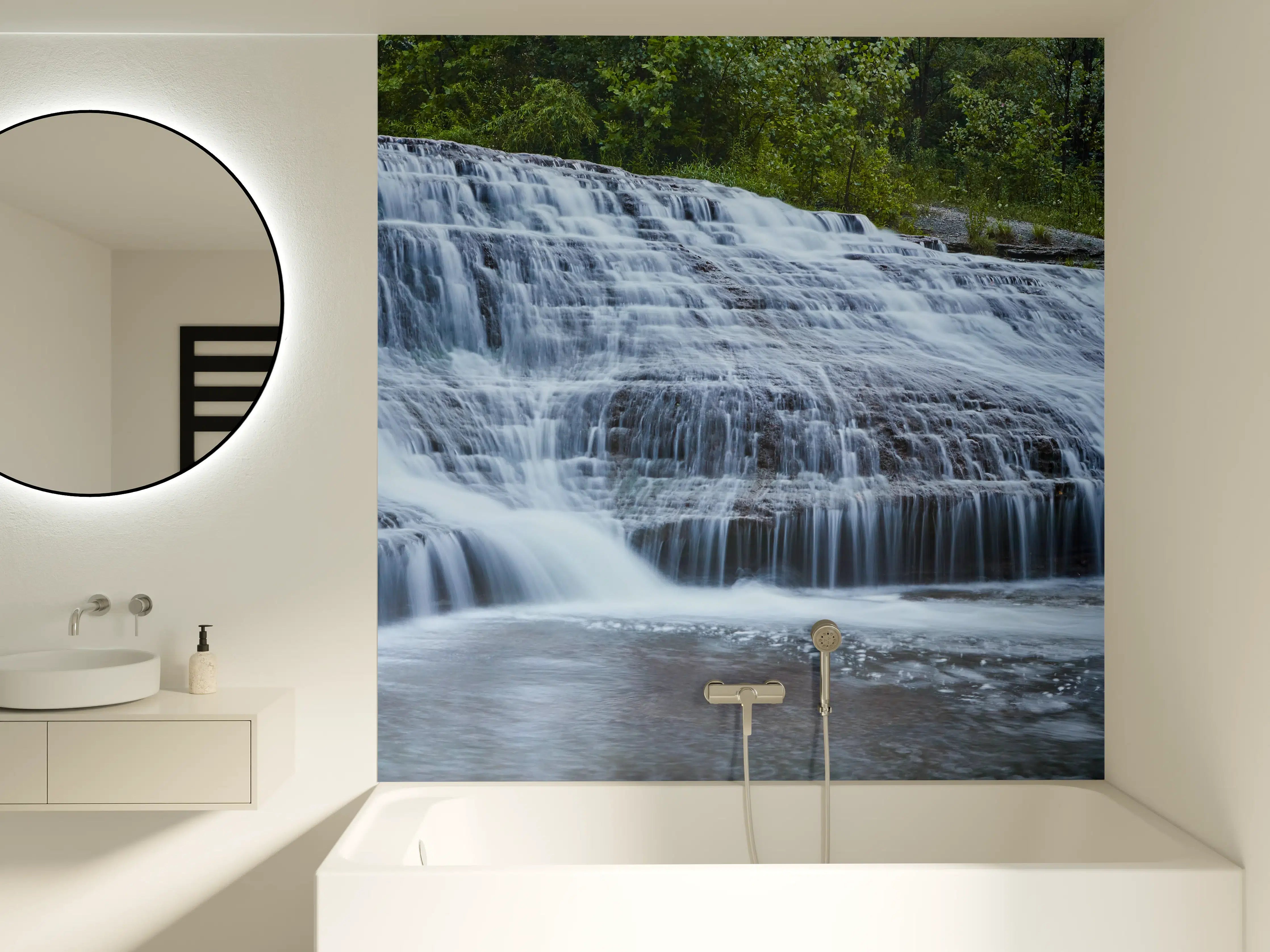 Badewannen-Rückwand - Indiana Wasserfall