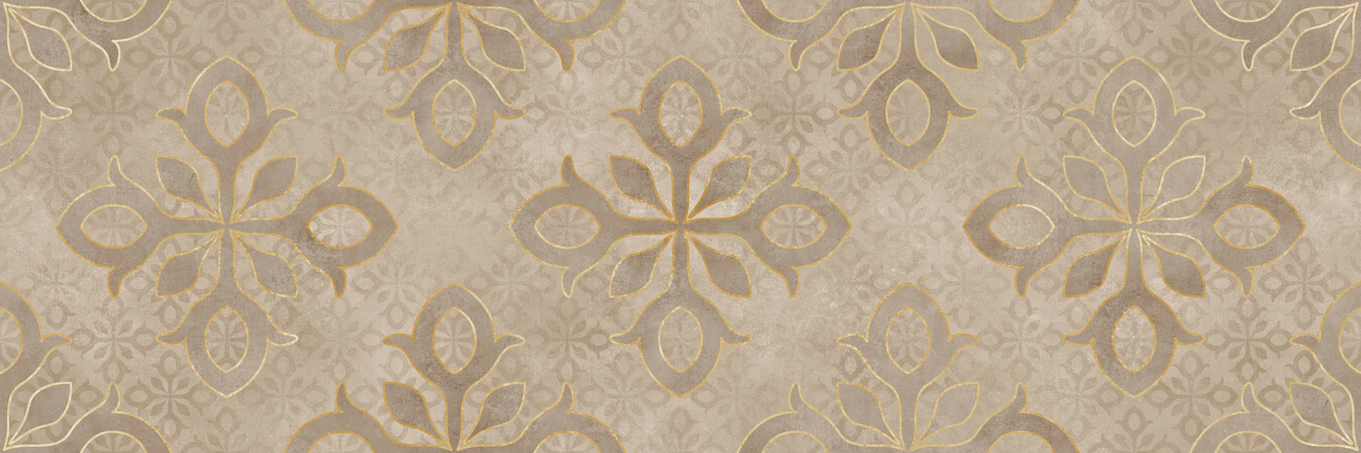 Badewannen-Rückwand-Königliches Ornament Muster