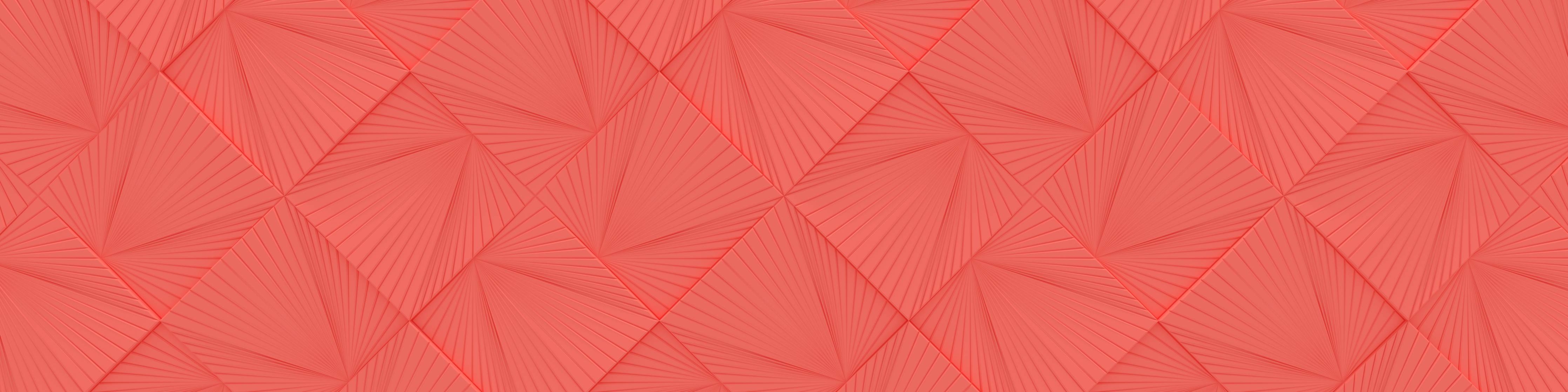 Badewannen-Rückwand-Lebendige Korallen-Geometrie