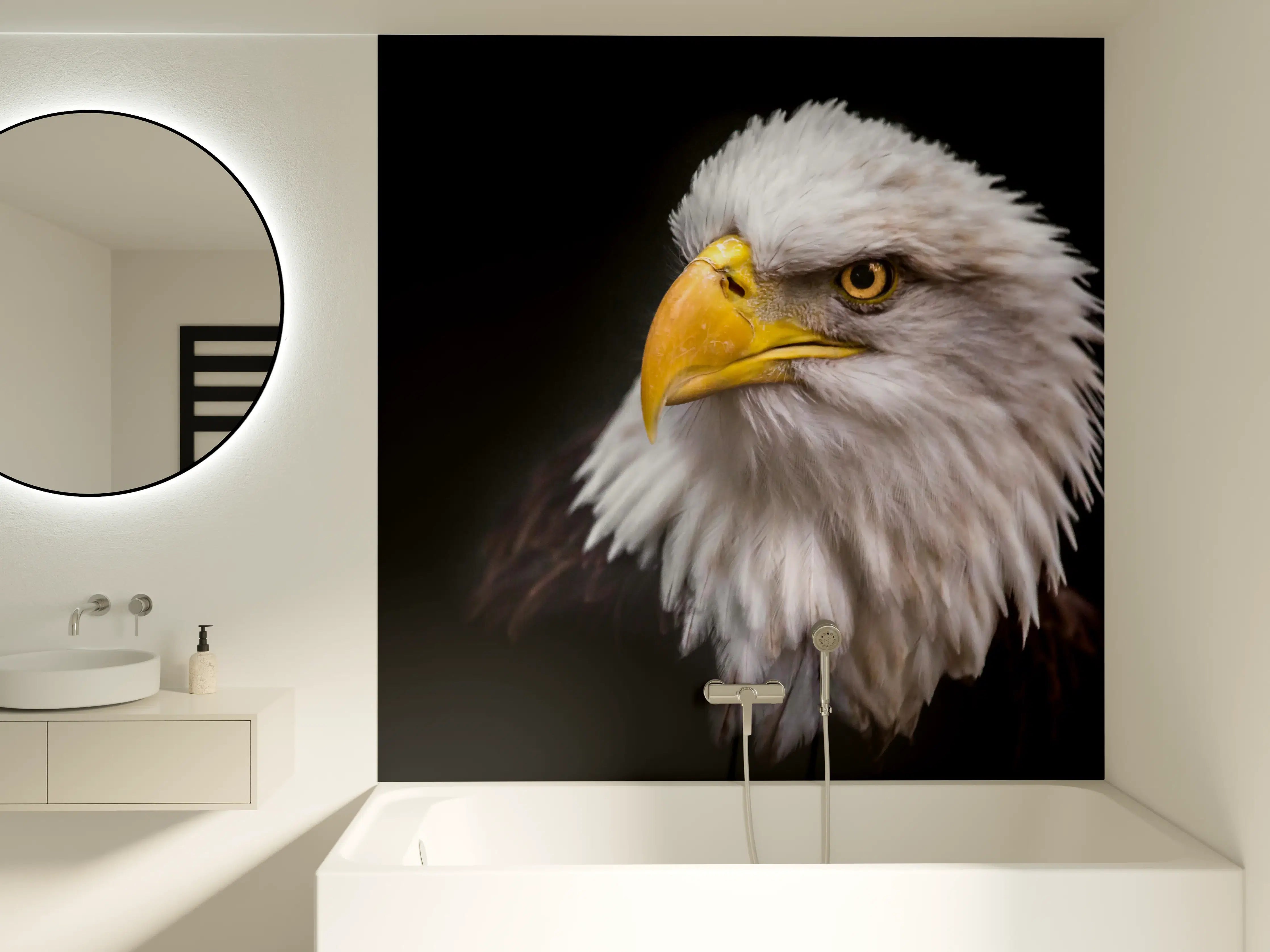 Badewannen-Rückwand - Majestätischer Adler